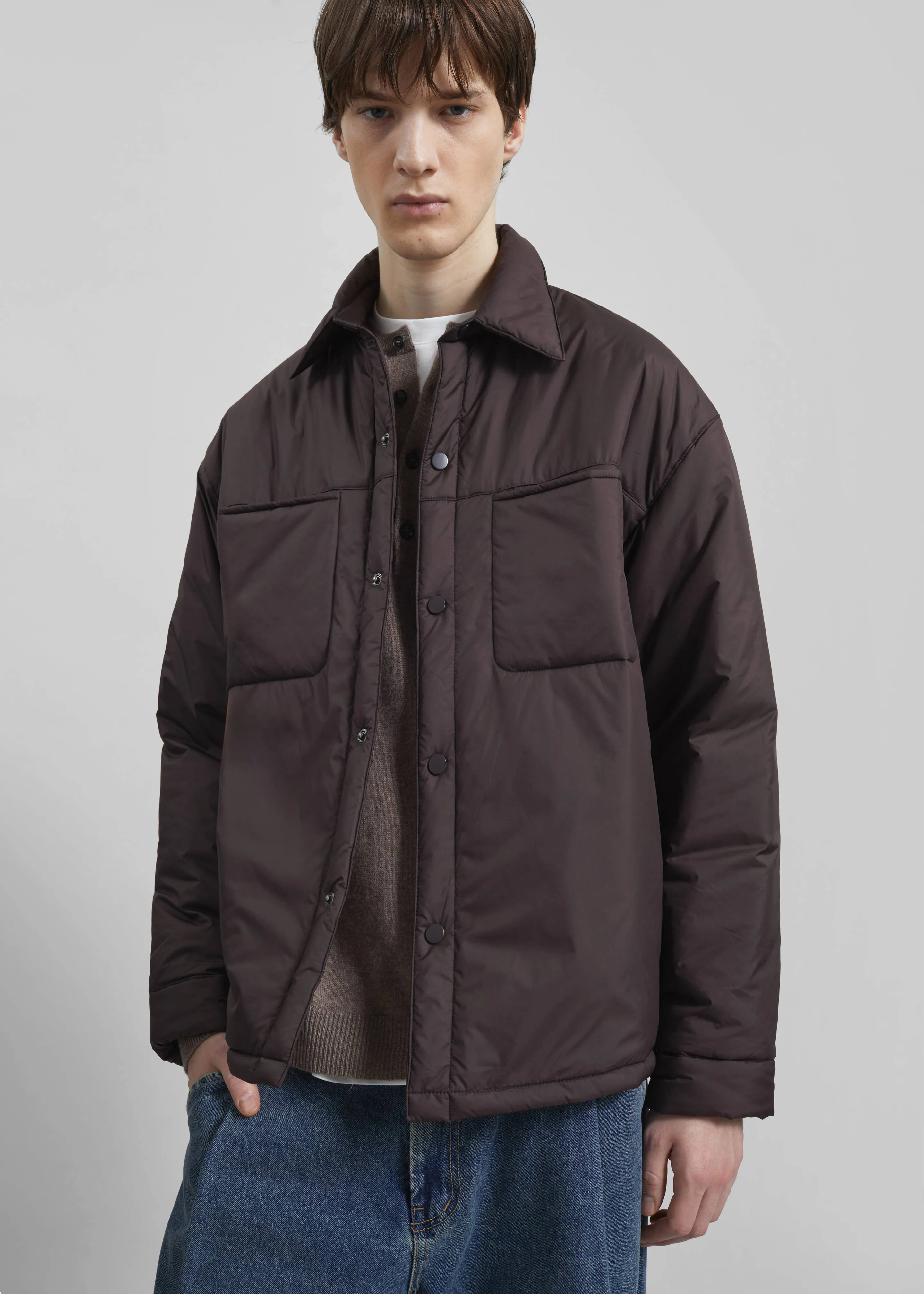 Reffroy Puffer Overshirt - Brown sold by Frankie Shop product image thumbnail 2