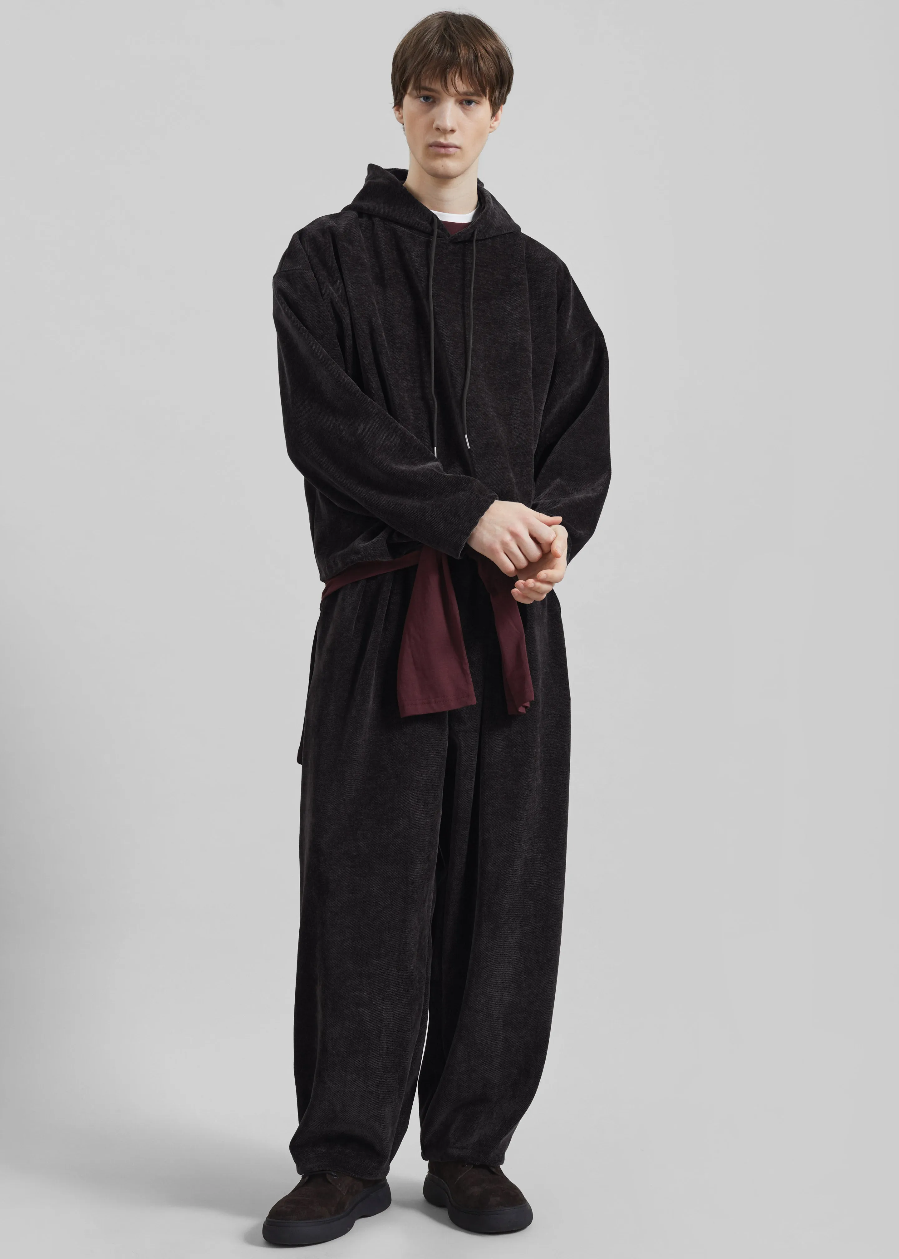 Caleb Velvet Joggers - Black sold by Frankie Shop product image thumbnail 5