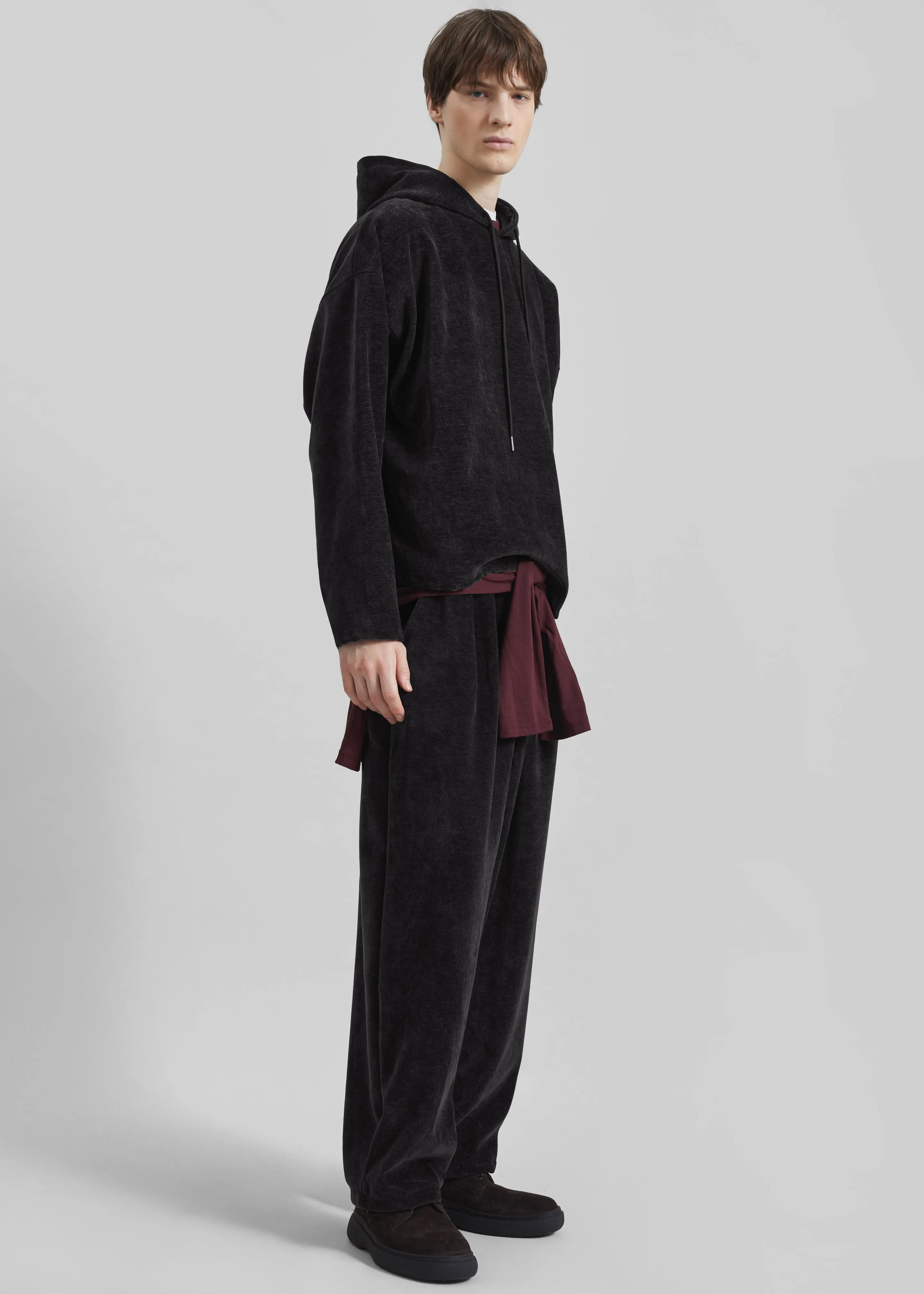 Caleb Velvet Joggers - Black sold by Frankie Shop product image thumbnail 2