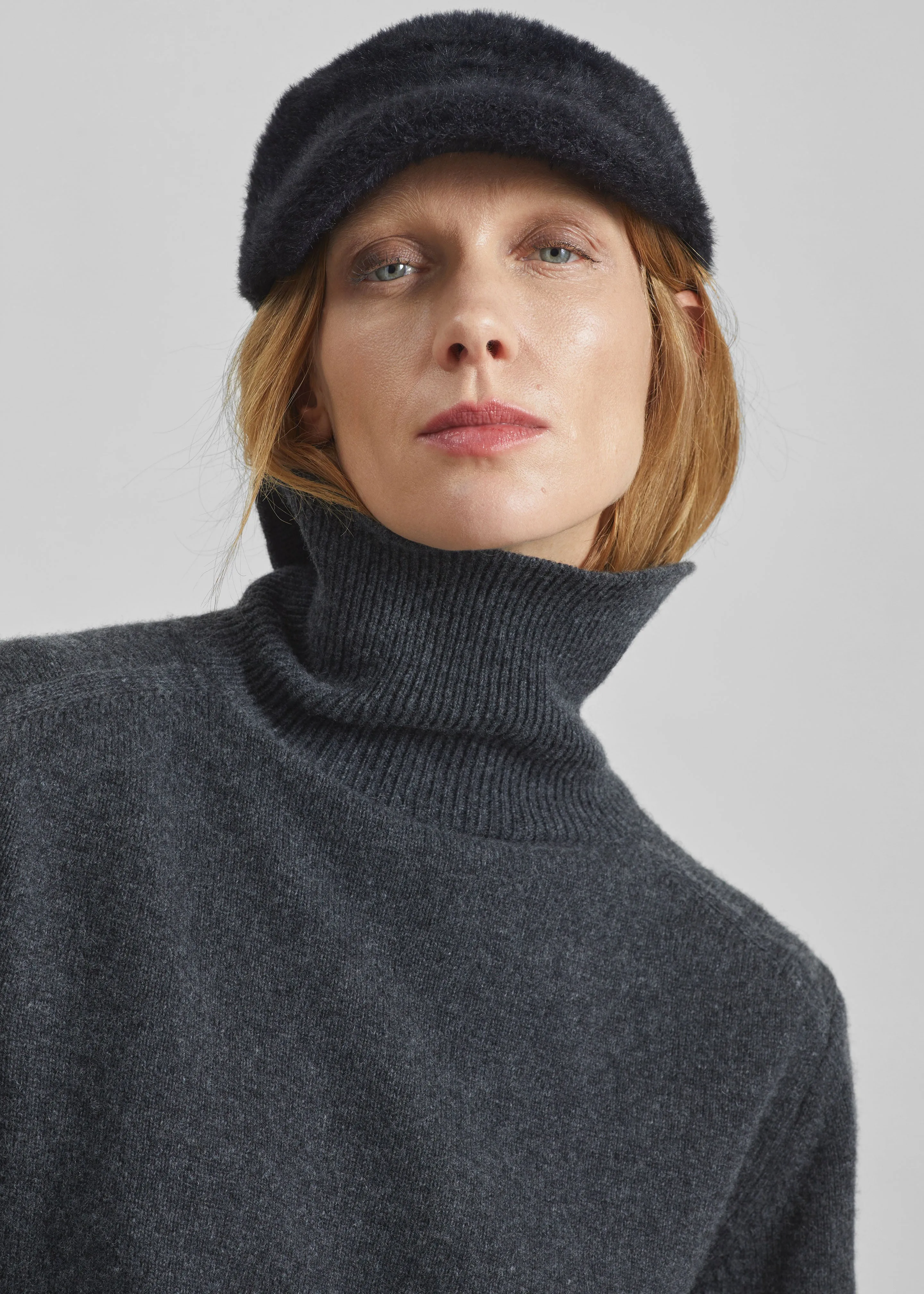 Grenaa Wool Turtleneck Sweater - Dark Grey sold by Frankie Shop product image thumbnail 5