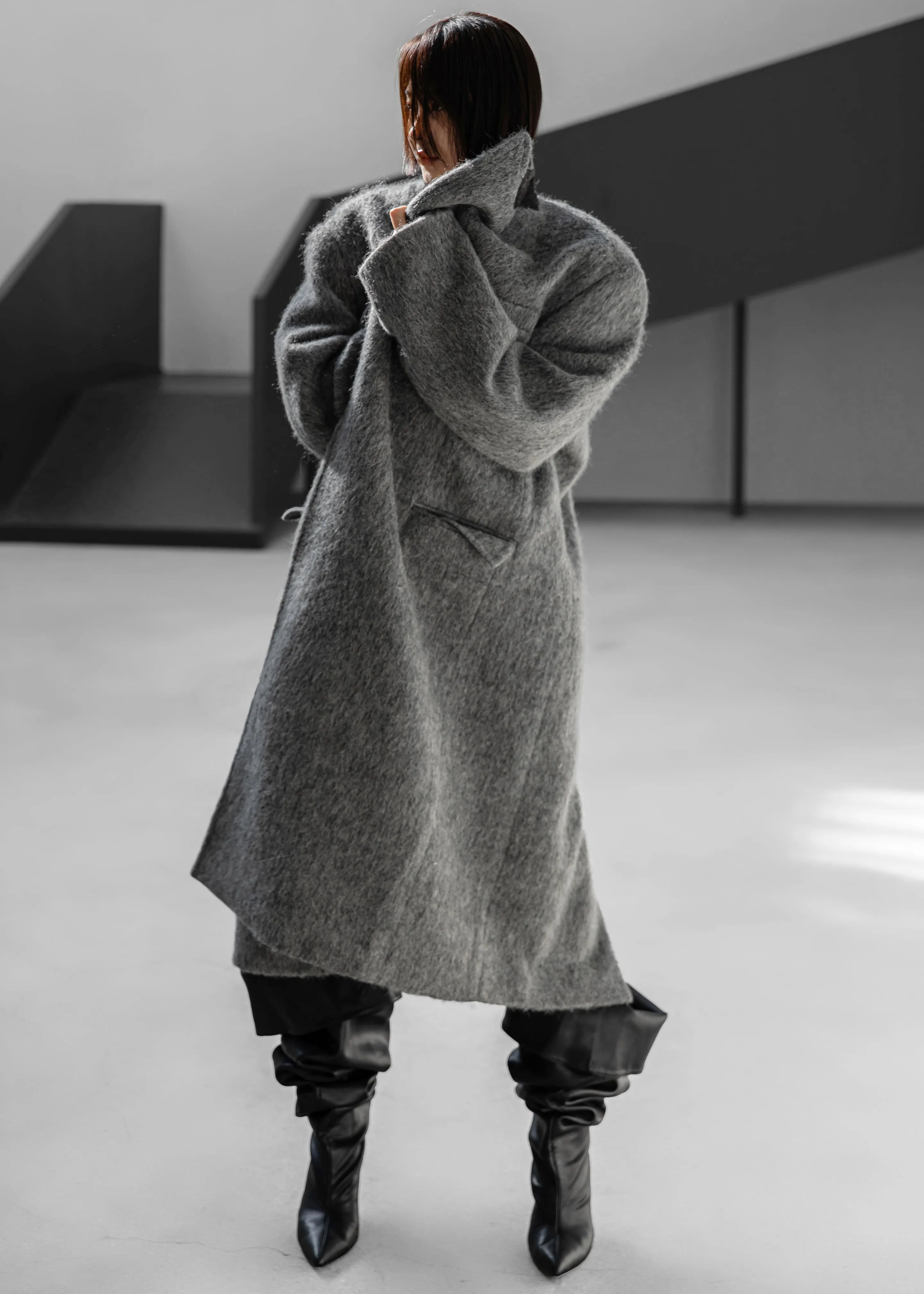 John Oversized Coat - Grey sold by Frankie Shop product image thumbnail 5
