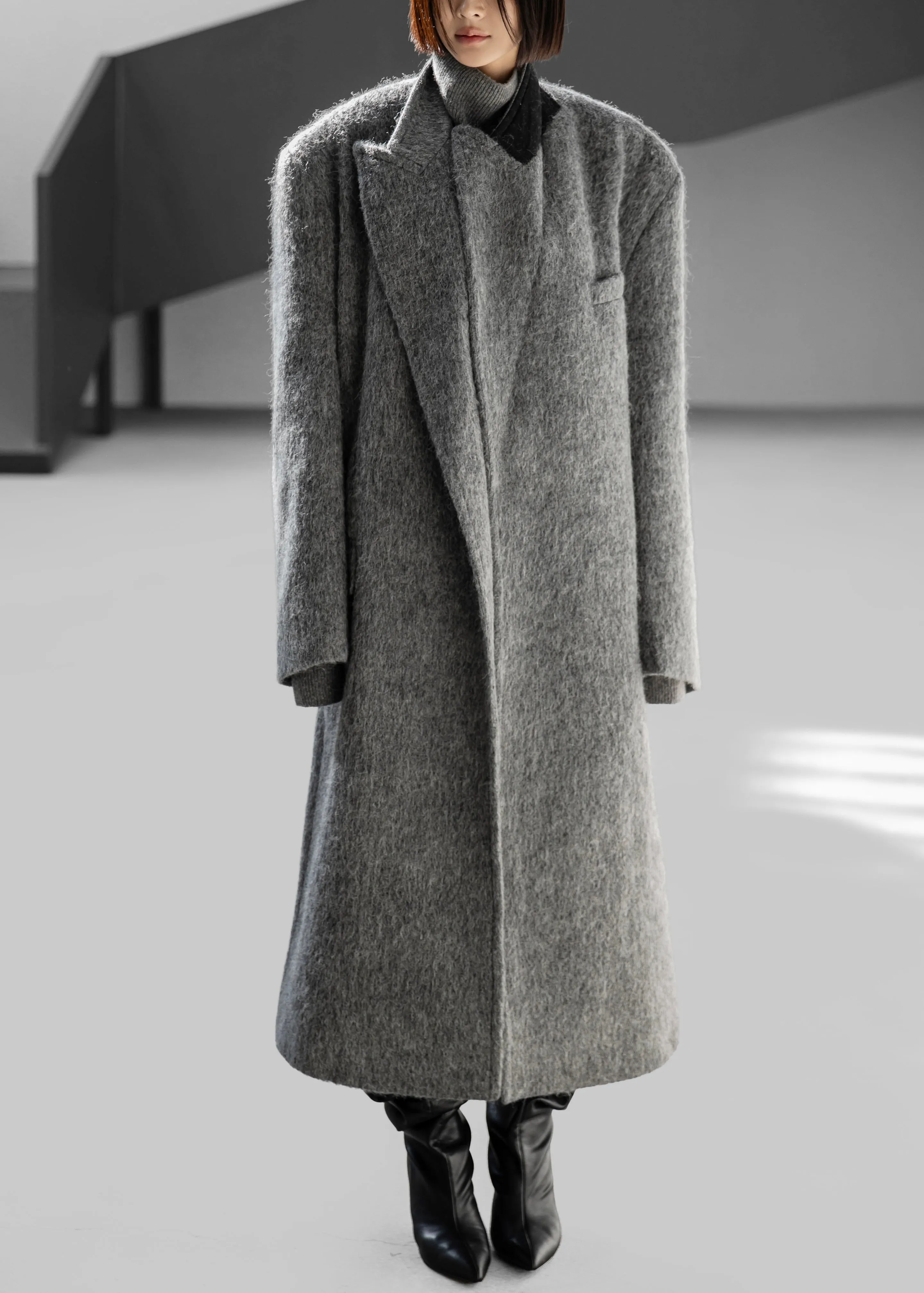 John Oversized Coat - Grey sold by Frankie Shop product image thumbnail 2