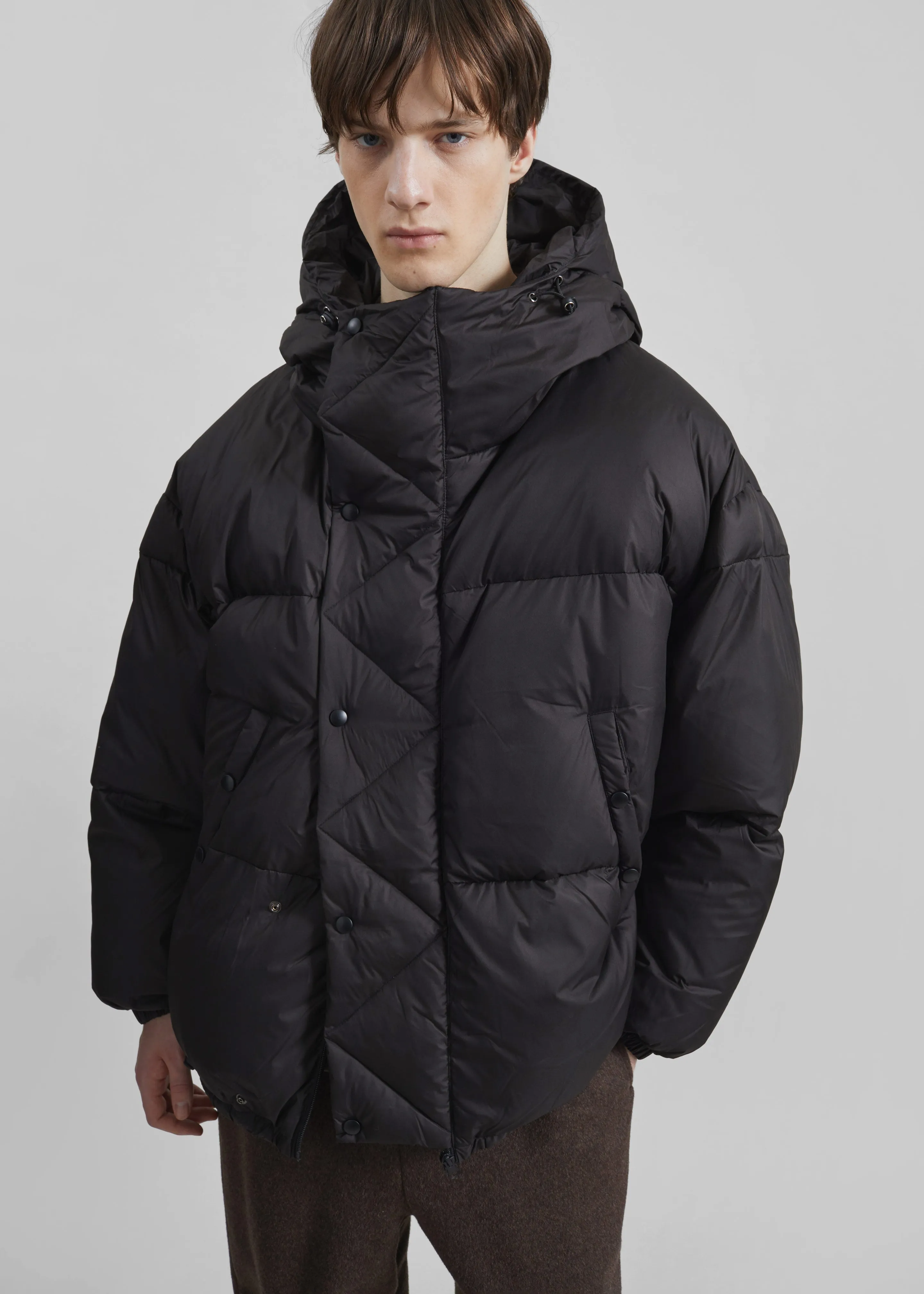 Strabane Puffer Jacket - Black sold by Frankie Shop