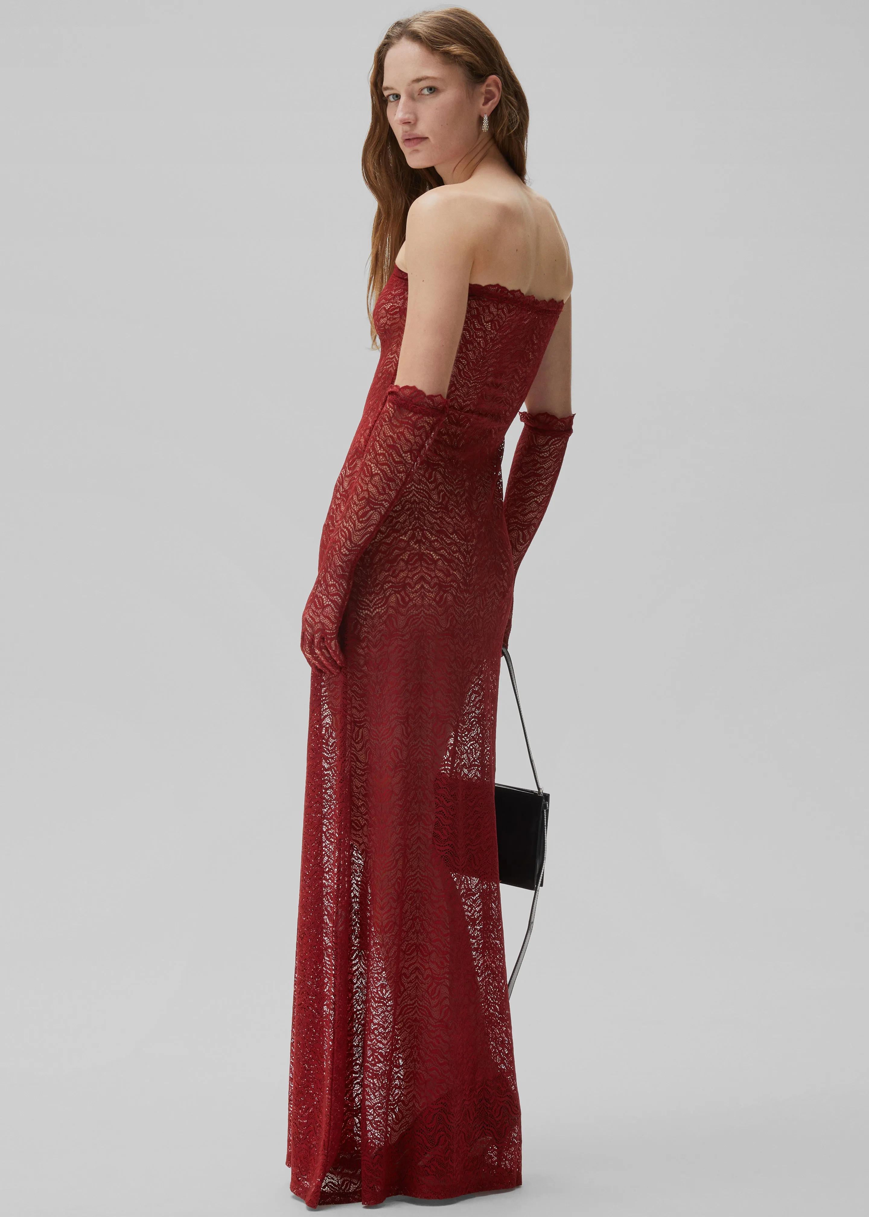 Beaufille Anise Dress - Burgundy sold by Frankie Shop product image thumbnail 2