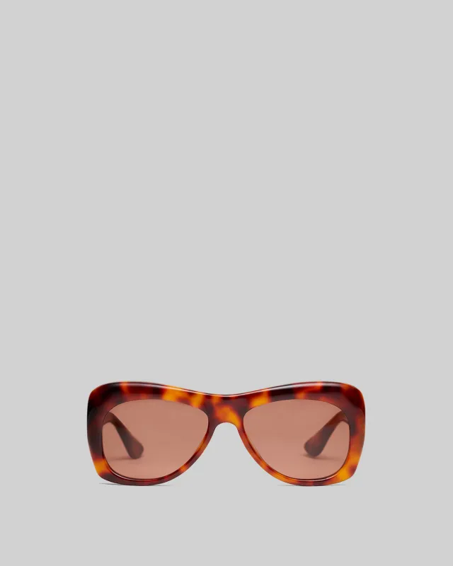 Port Tanger Nazim Sunglasses - Oliban Acetate/Tobacco Lens sold by Frankie Shop