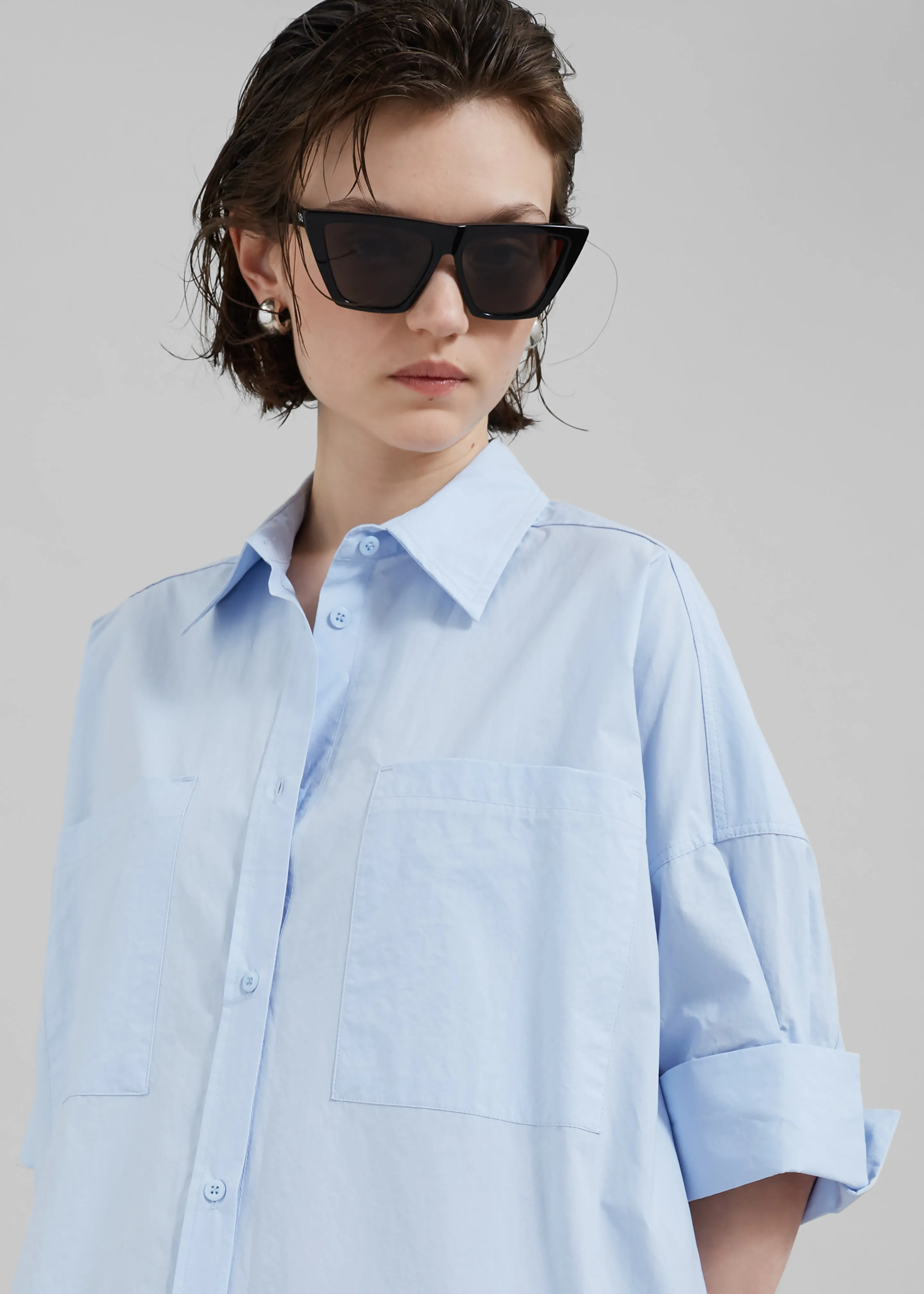 Olympe Midi Dress - Sky sold by Frankie Shop product image thumbnail 4