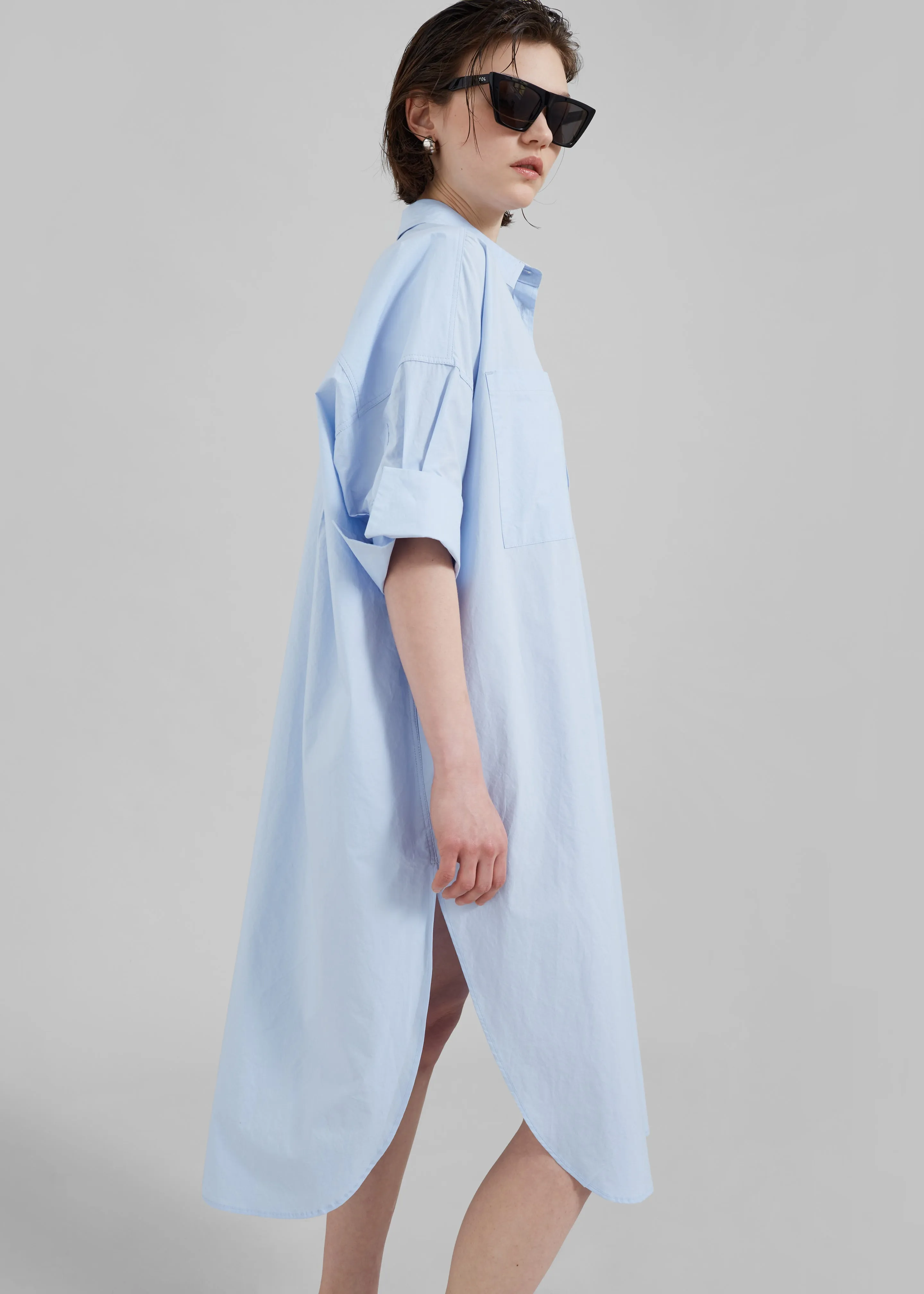 Olympe Midi Dress - Sky sold by Frankie Shop product image thumbnail 5