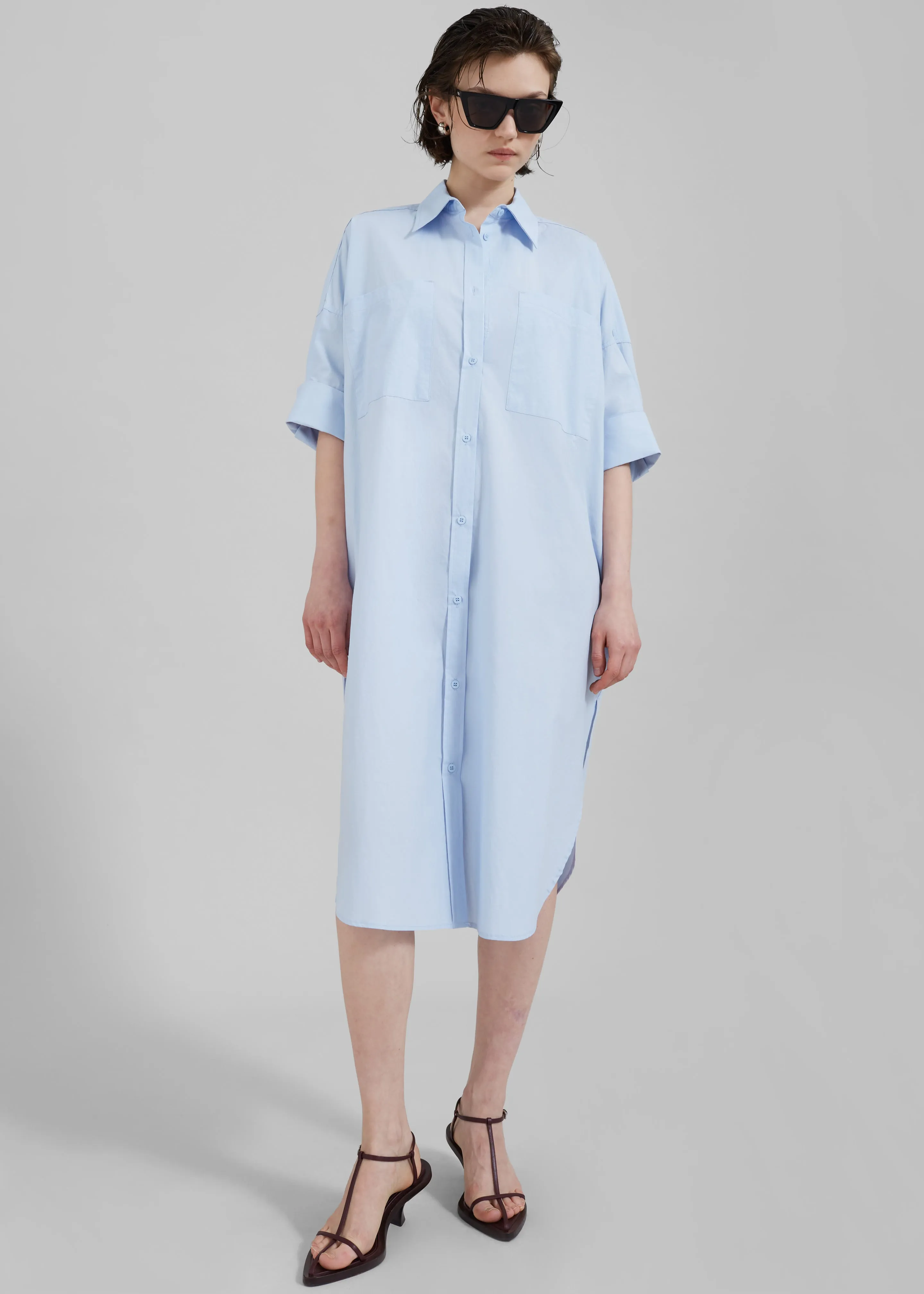 Olympe Midi Dress - Sky sold by Frankie Shop product image thumbnail 2