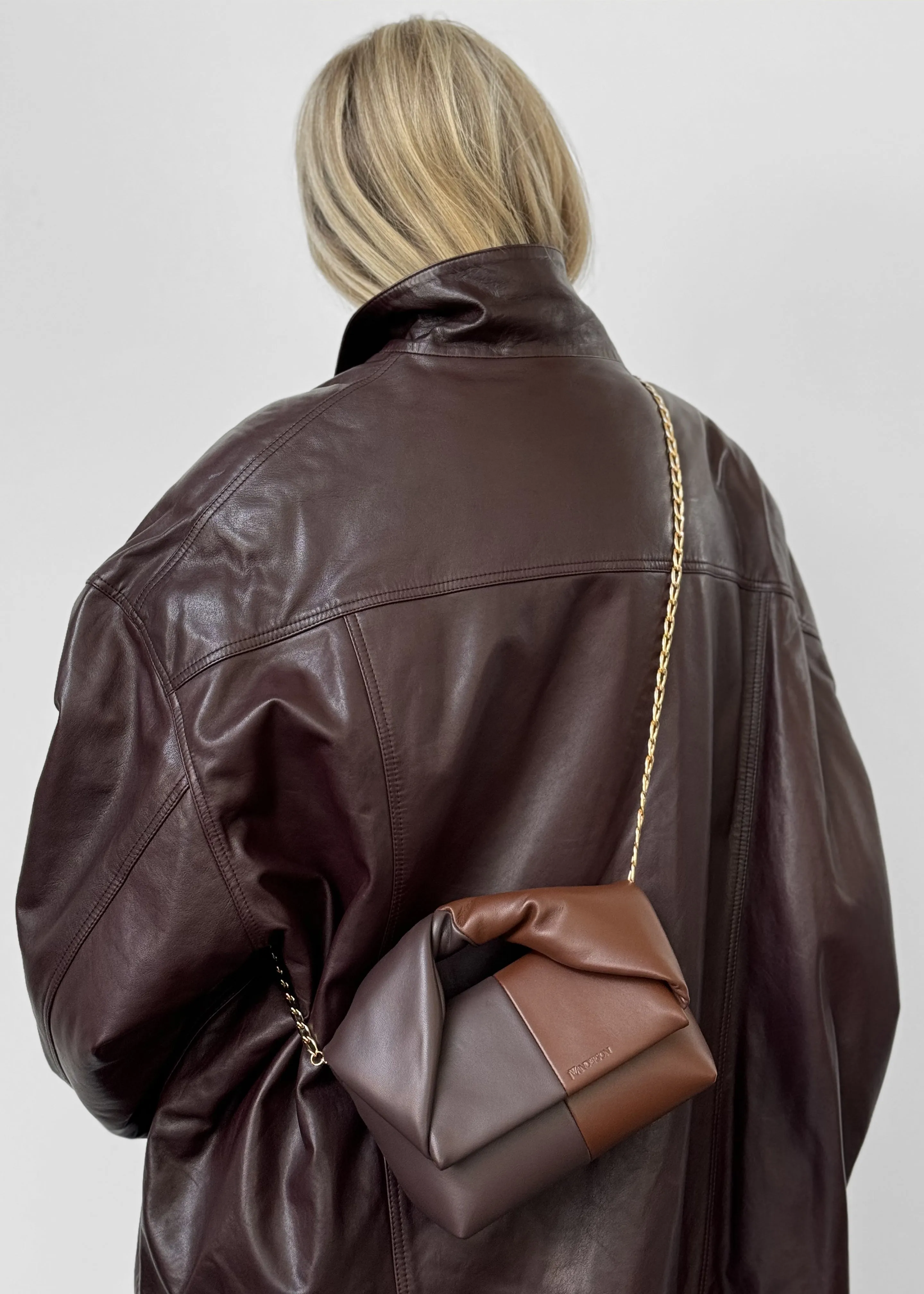 JW Anderson Midi Twister Bag - Dark Brown/Brown sold by Frankie Shop product image thumbnail 3