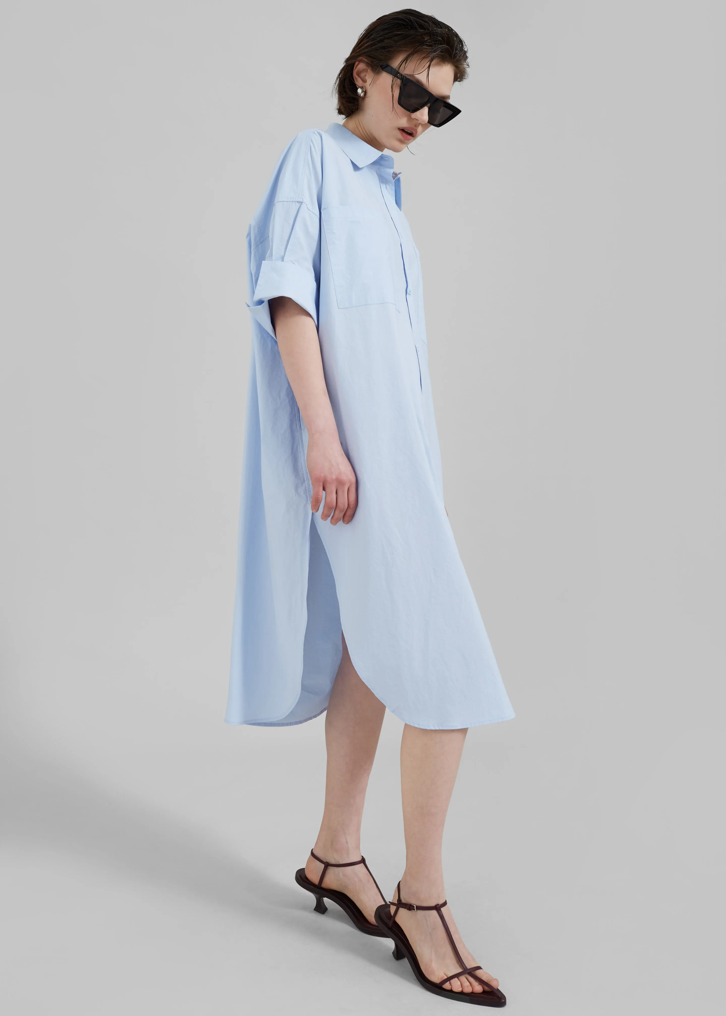 Olympe Midi Dress - Sky sold by Frankie Shop product image thumbnail 3