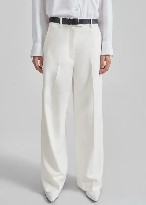 Brickell Trousers - Ivory sold by Frankie Shop