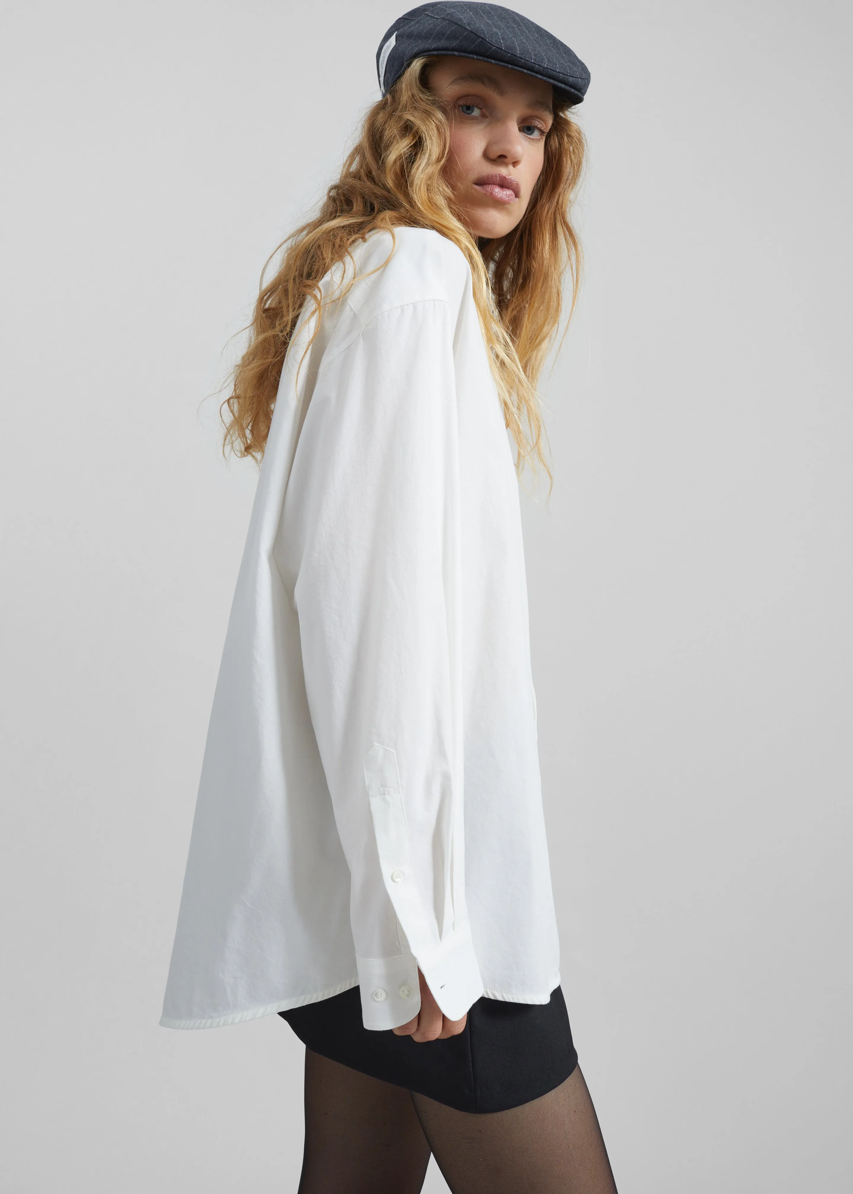 Bijnor Oxford Shirt - White sold by Frankie Shop product image thumbnail 3