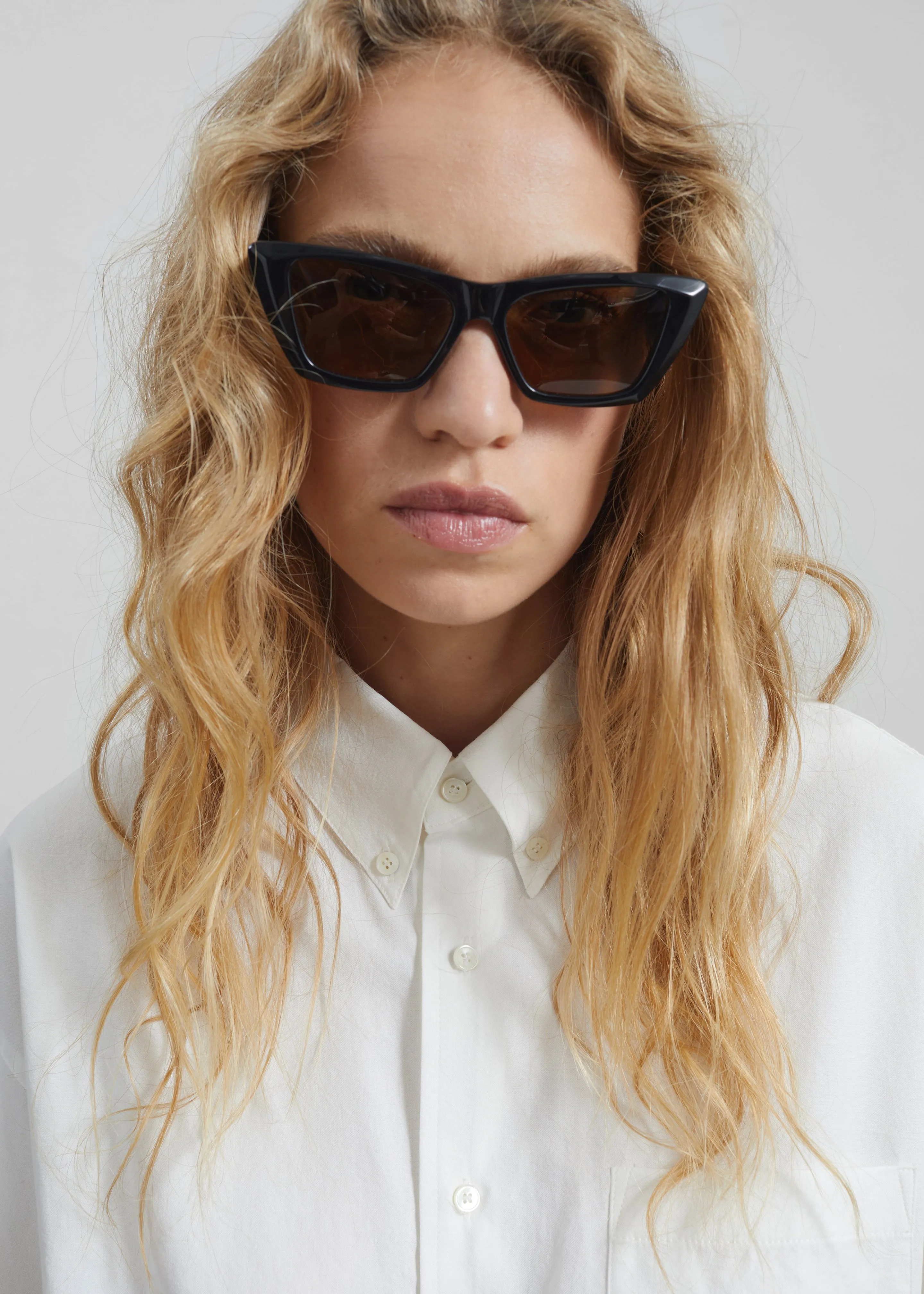 Bijnor Oxford Shirt - White sold by Frankie Shop