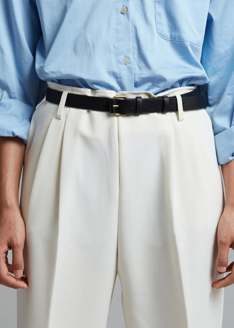 Svea Tapered Trousers - Vanilla sold by Frankie Shop product image thumbnail 5