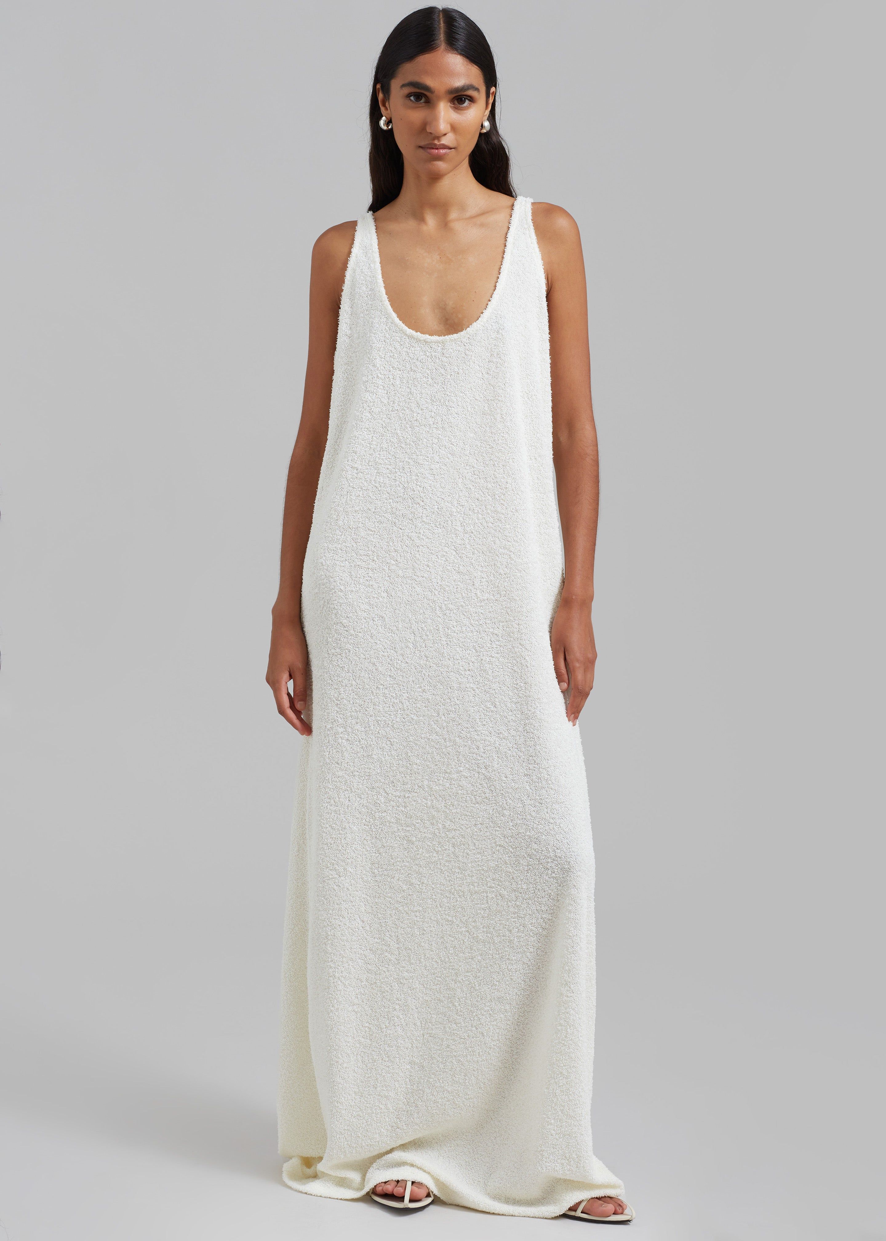 Adelaide Maxi Tank Dress - Cream sold by Frankie Shop product image thumbnail 3