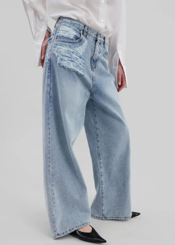 Ceres Ripped Jeans - Worn Wash sold by Frankie Shop