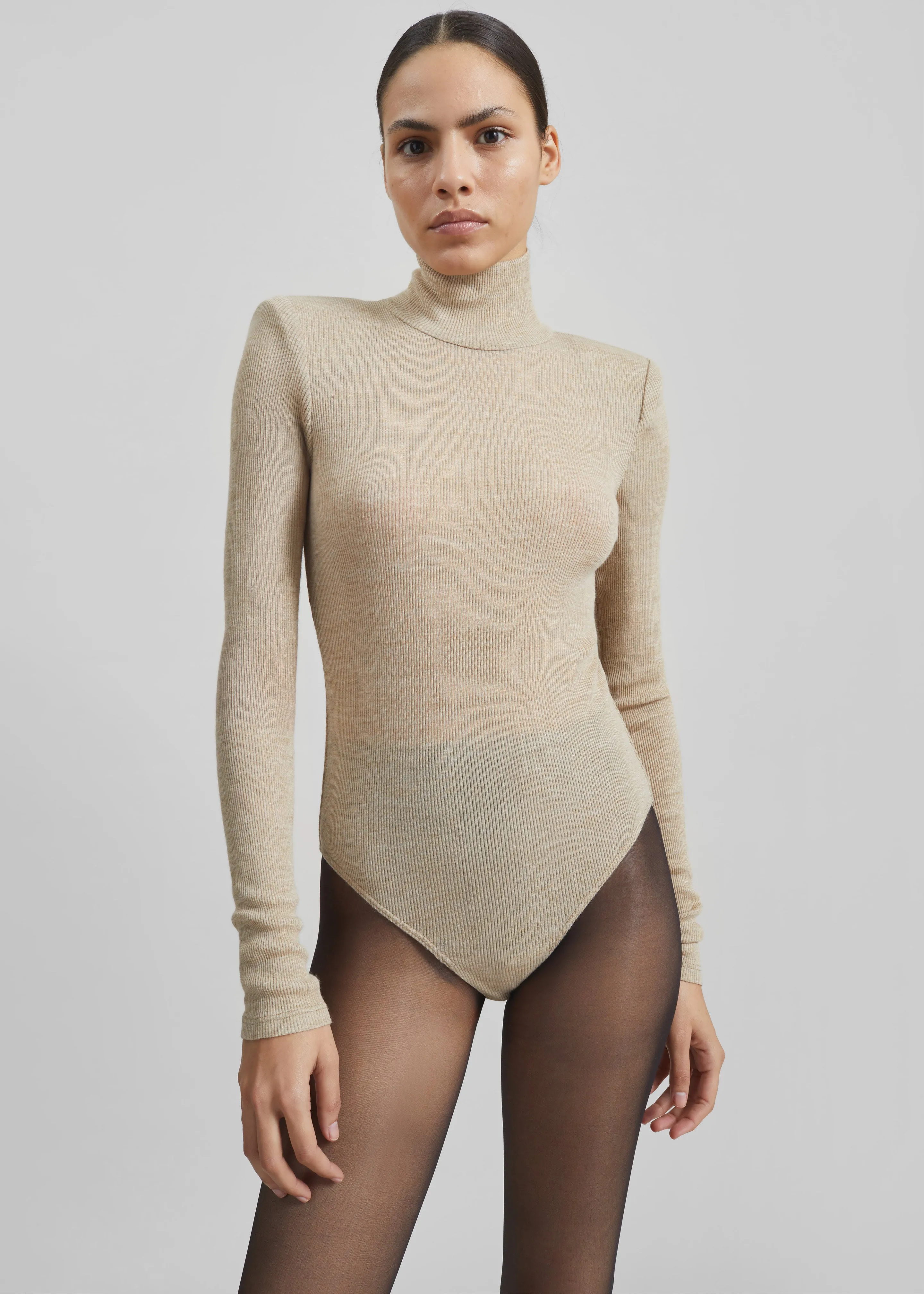 Beaufille Rodin Bodysuit - Beige sold by Frankie Shop product image thumbnail 4