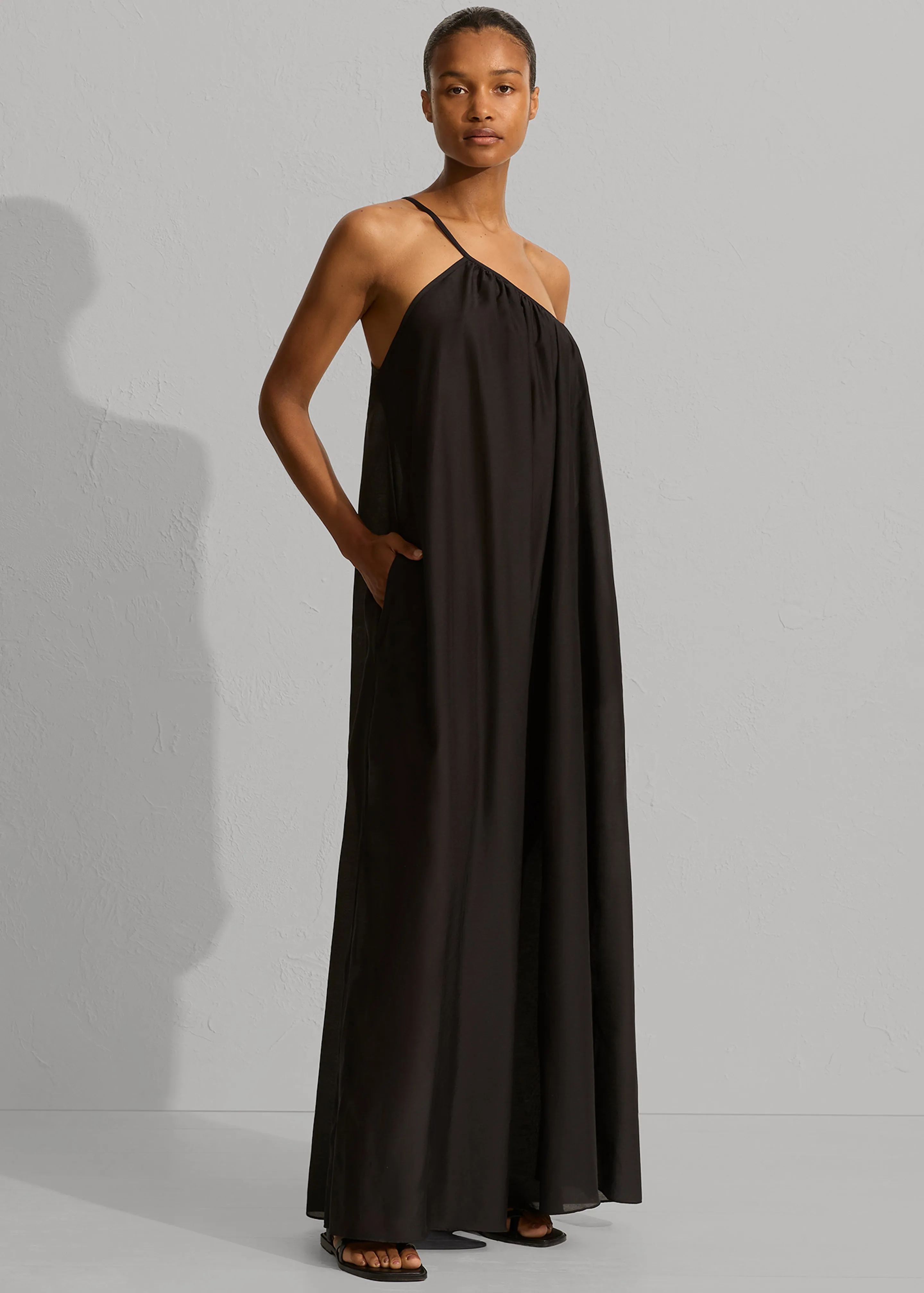 Matteau Voluminous One Shoulder Dress - Black sold by Frankie Shop