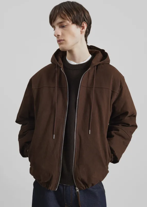 Molkom Padded Jacket - Brown made by Frankie Shop