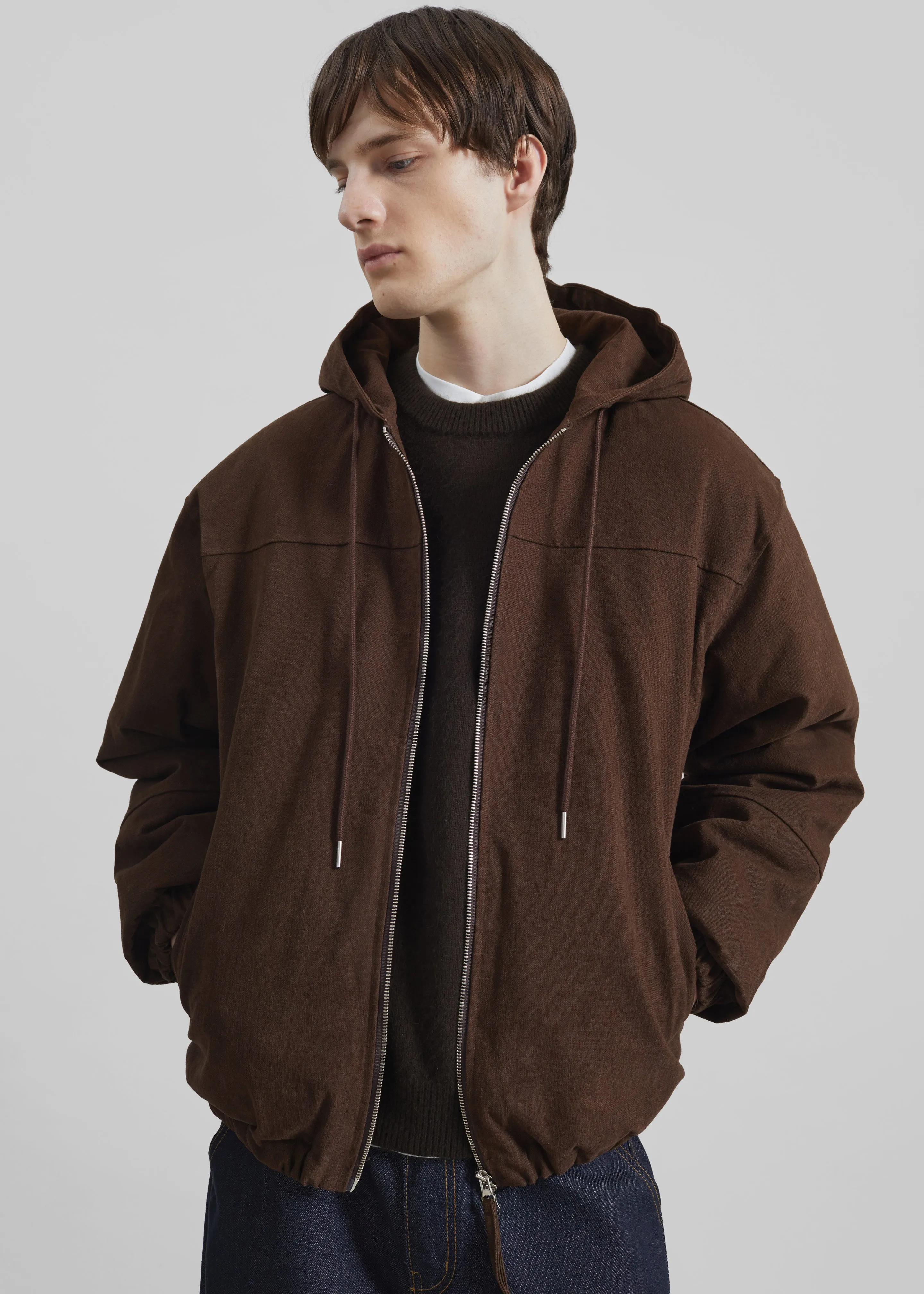 Molkom Padded Jacket - Brown sold by Frankie Shop