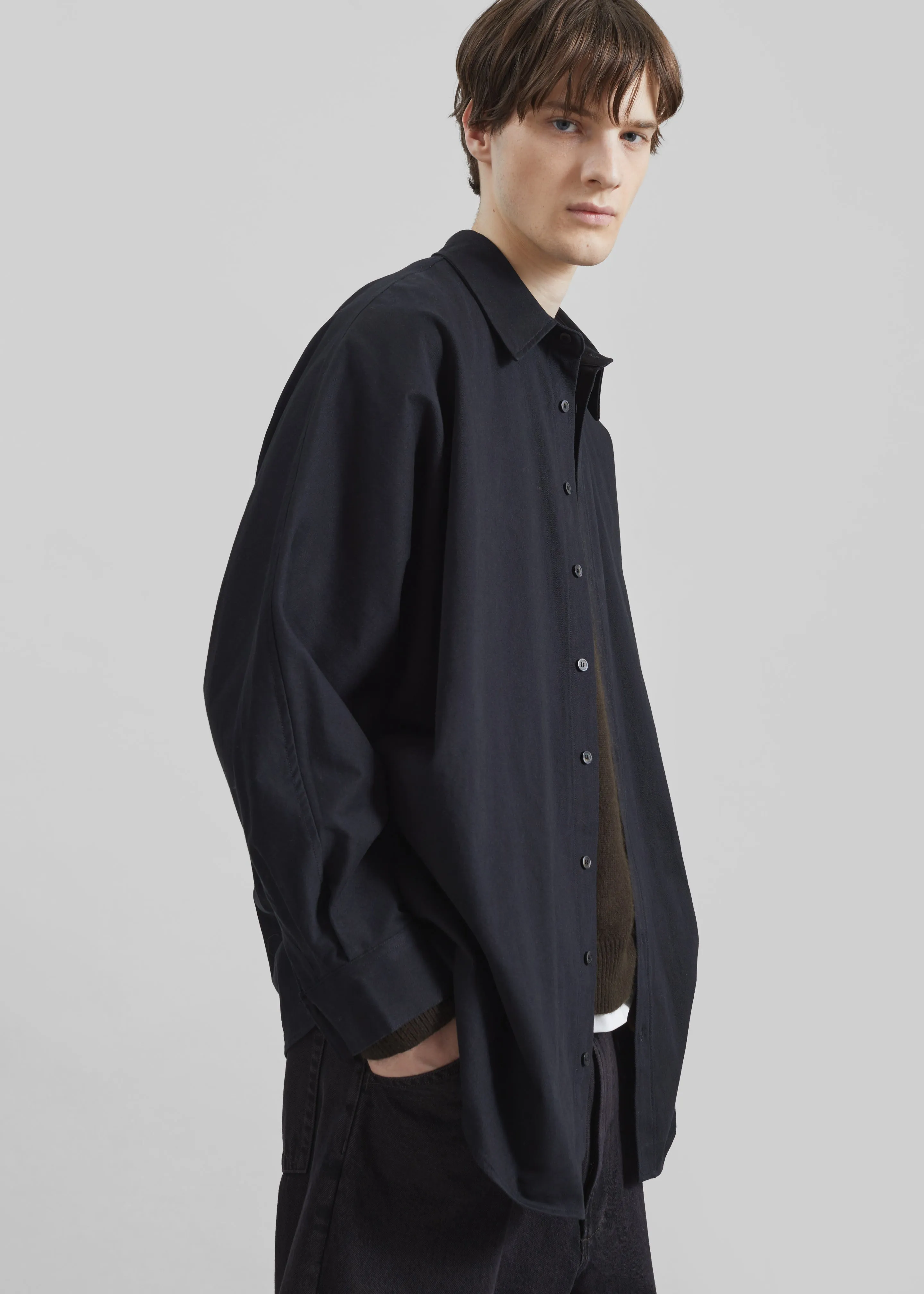 Millom Shirt - Black sold by Frankie Shop product image thumbnail 4