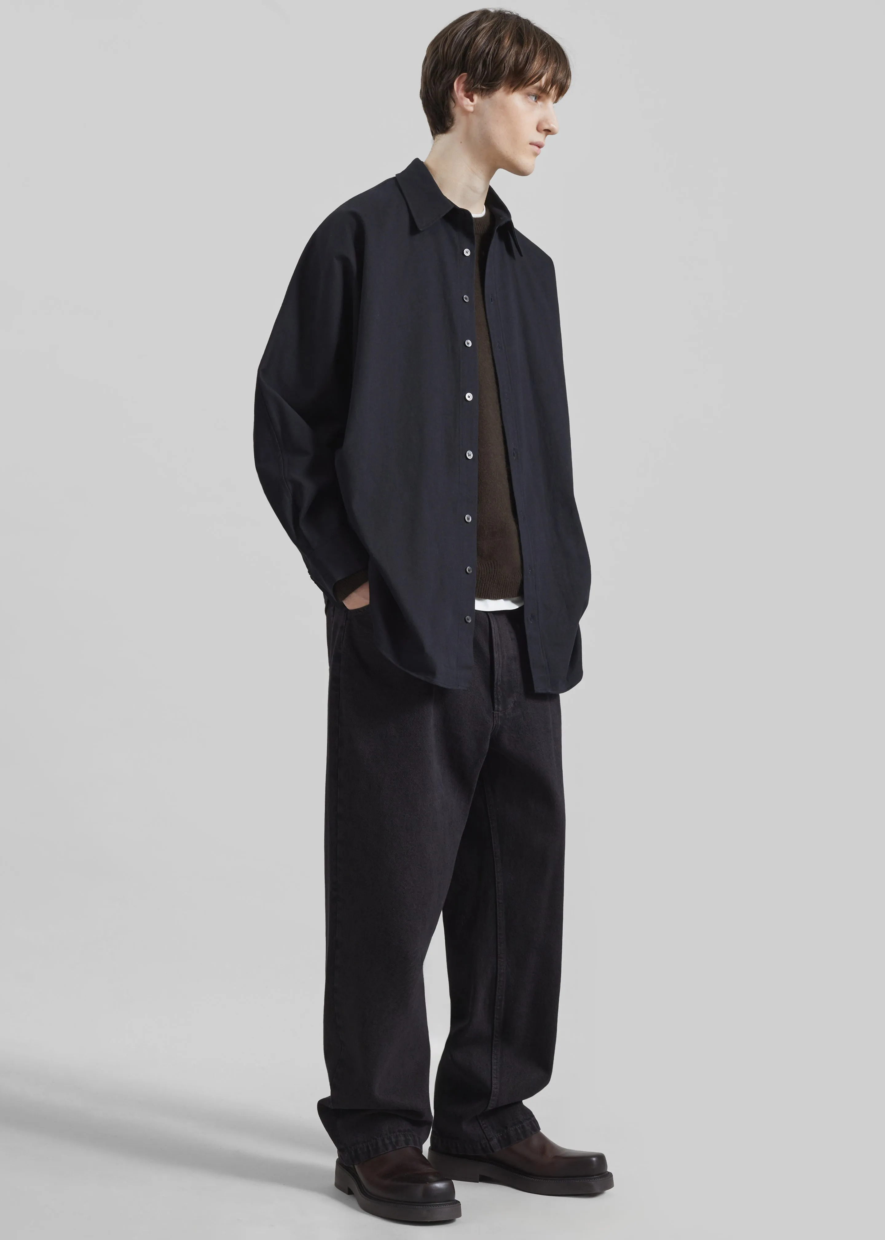 Millom Shirt - Black sold by Frankie Shop product image thumbnail 5