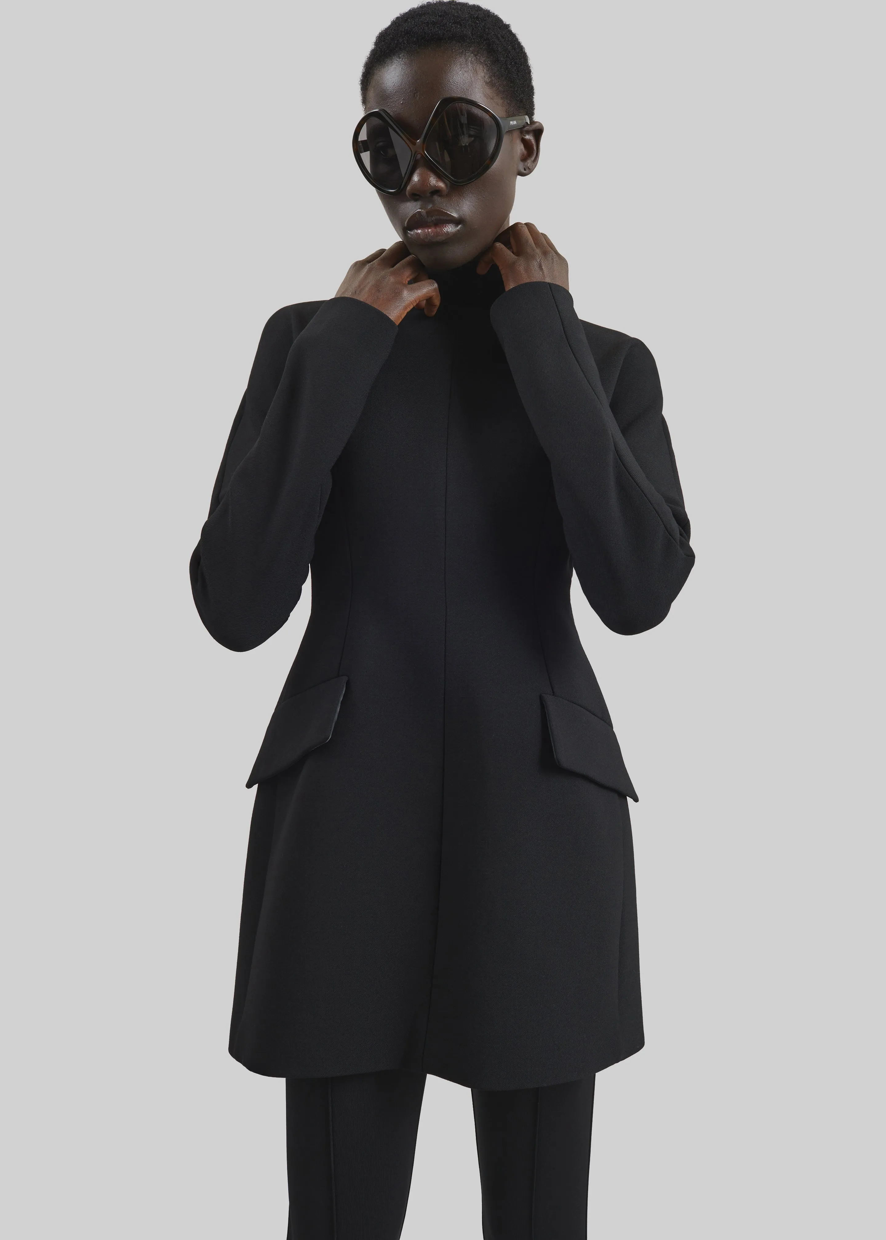 Sportmax Tefrite Dress - Black sold by Frankie Shop product image thumbnail 2