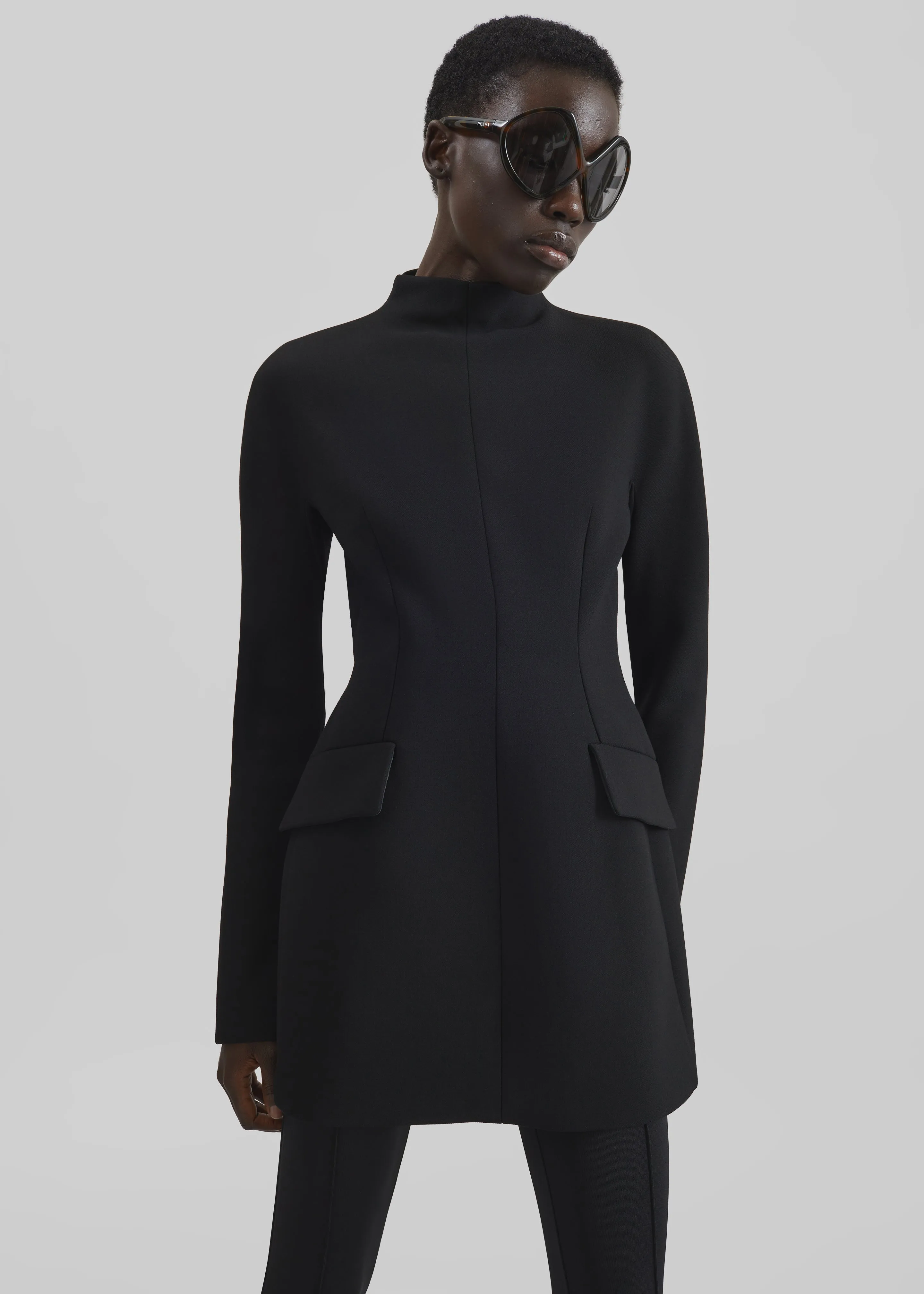 Sportmax Tefrite Dress - Black sold by Frankie Shop product image thumbnail 3