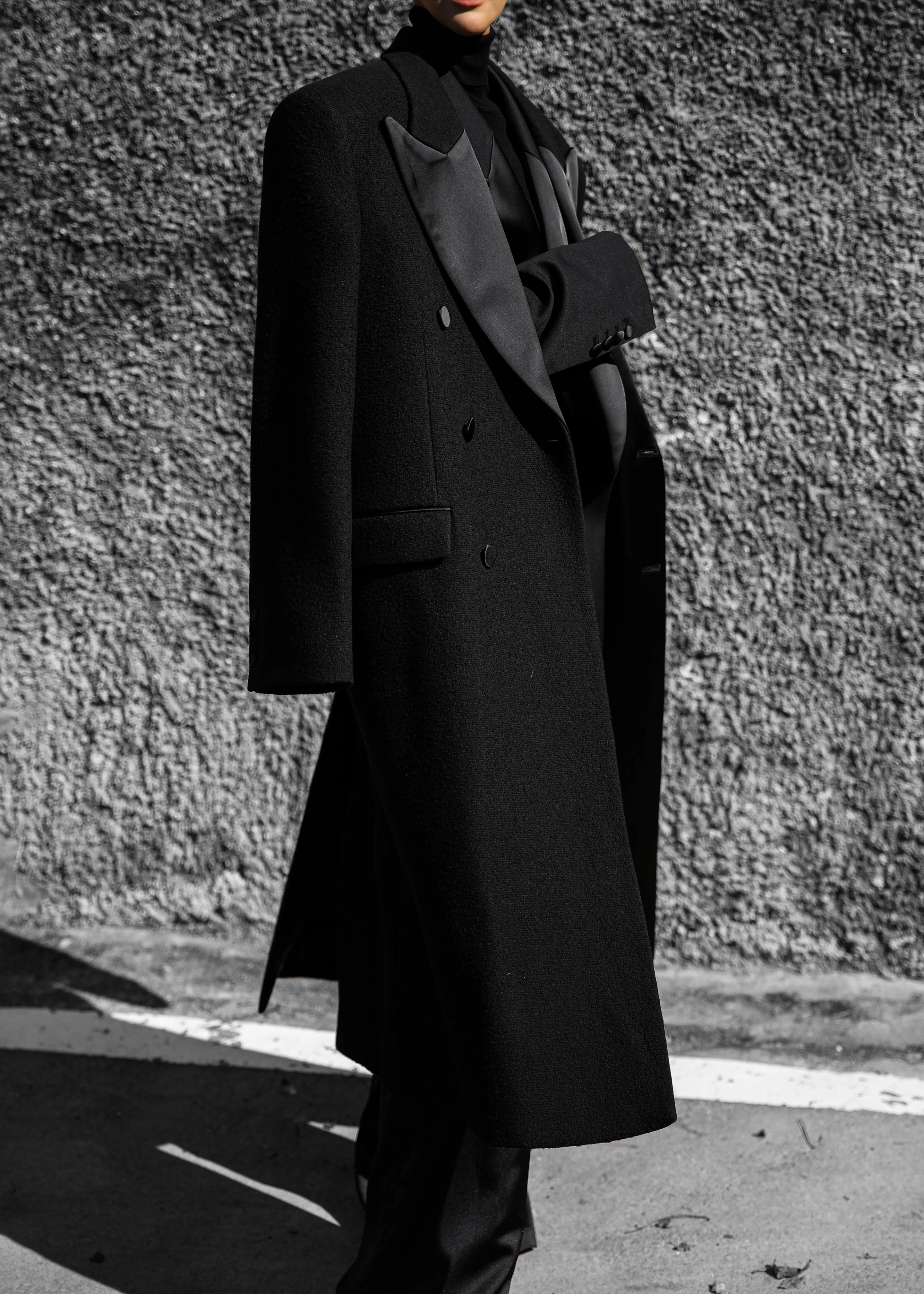 Bryce Oversized Coat - Black sold by Frankie Shop product image thumbnail 5