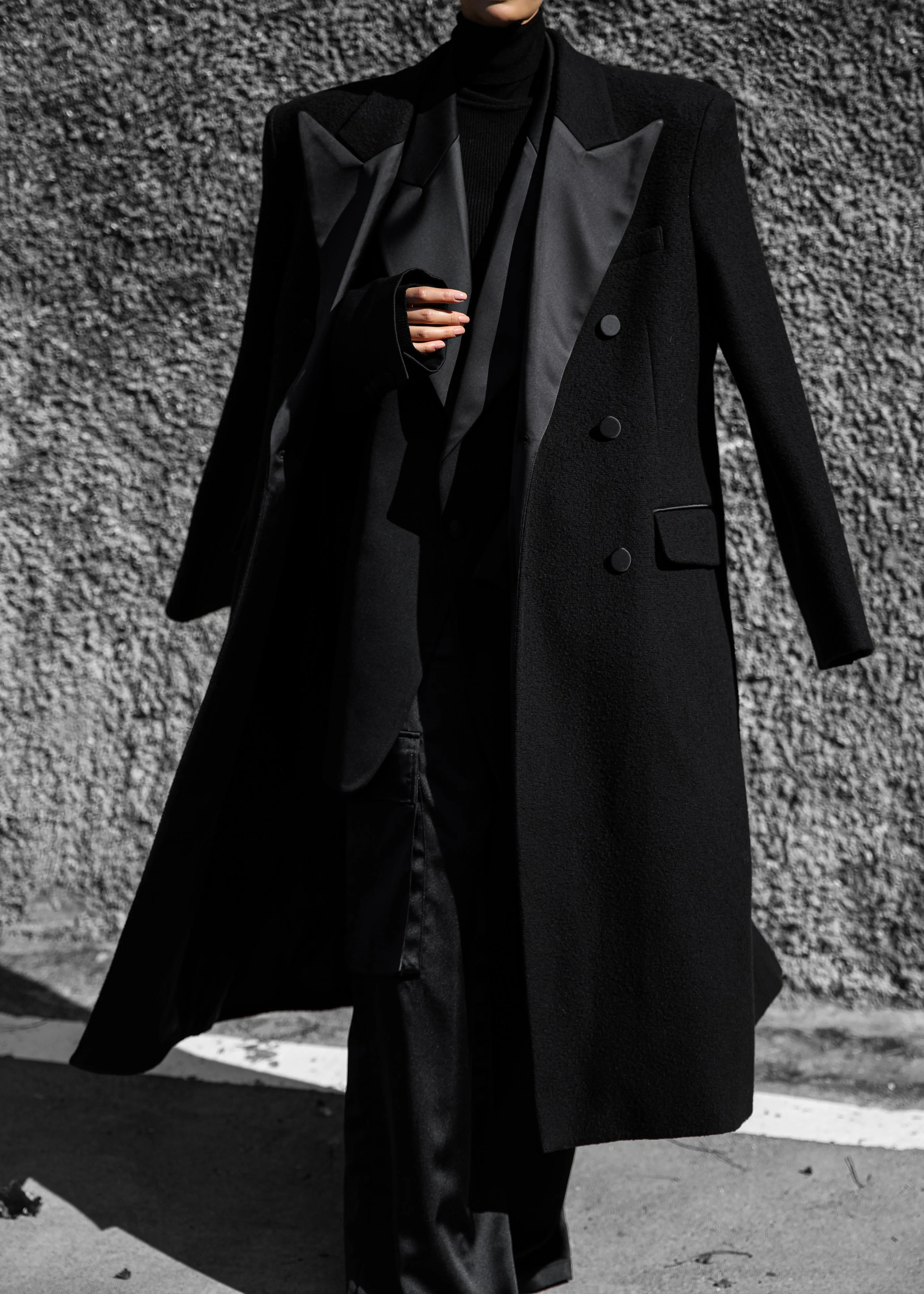 Bryce Oversized Coat - Black sold by Frankie Shop product image thumbnail 3