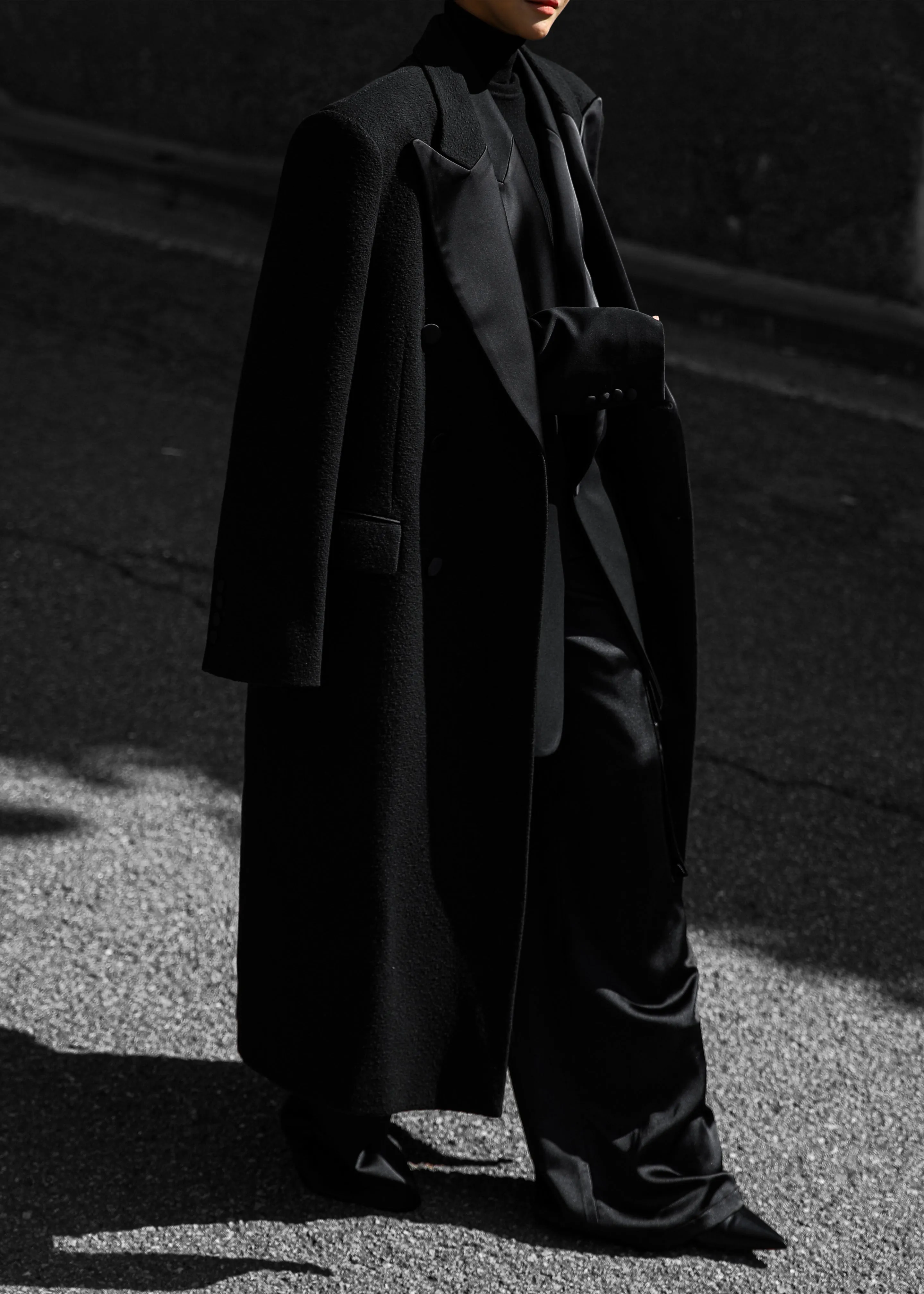 Bryce Oversized Coat - Black sold by Frankie Shop product image thumbnail 4