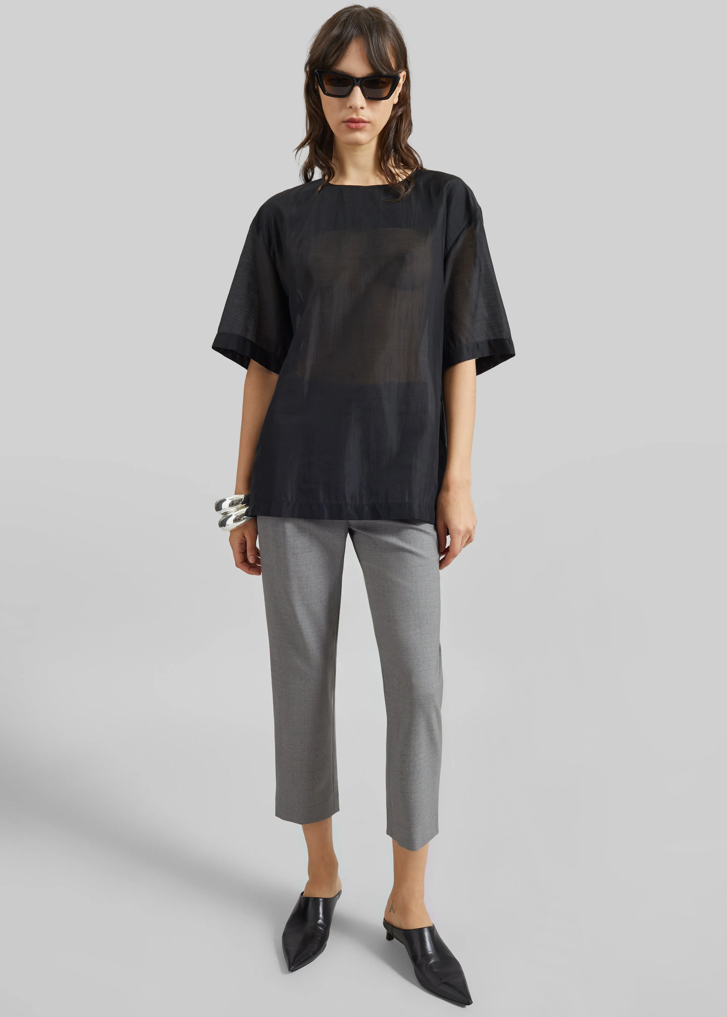 TheLatest Dean Top - Black sold by Frankie Shop product image thumbnail 4