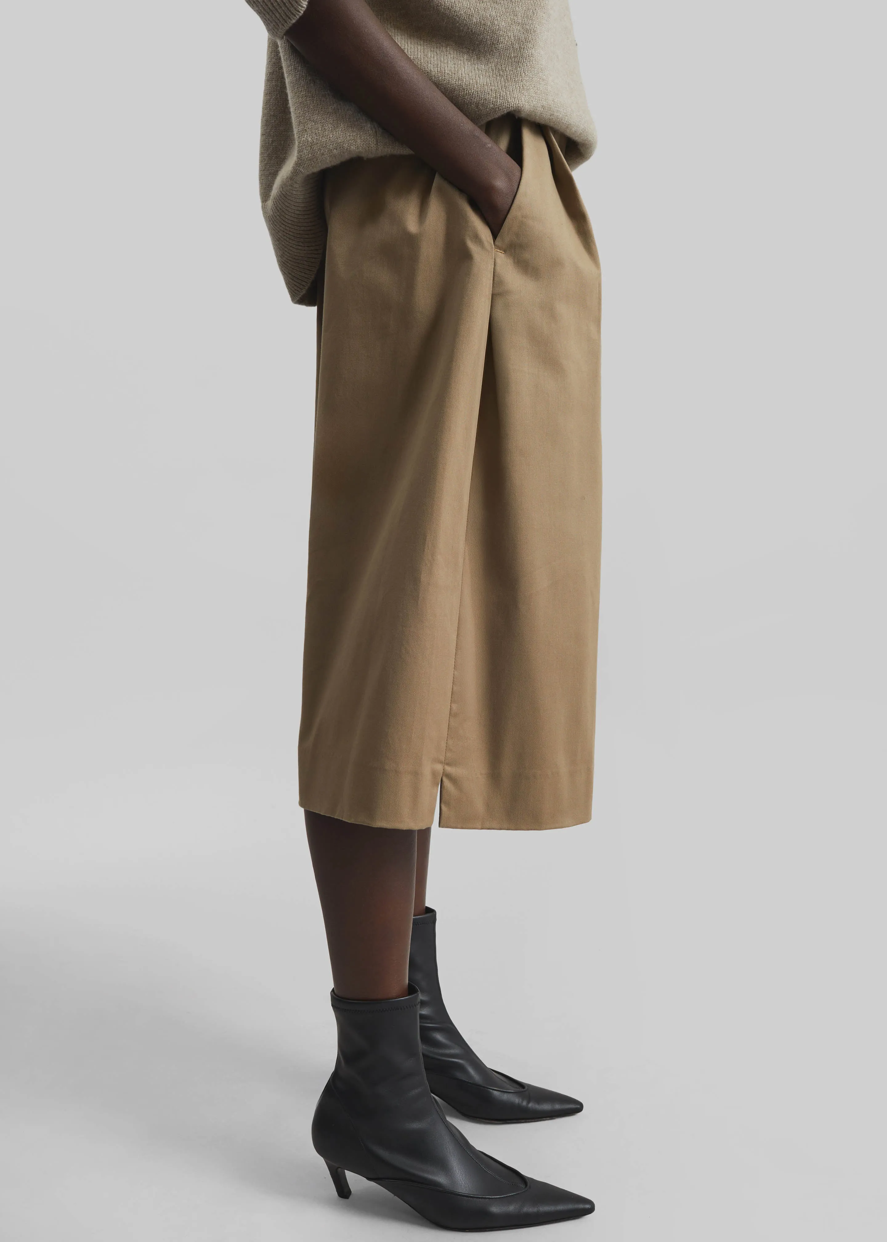 TheLatest Dakota Bermuda Shorts - Cognac sold by Frankie Shop product image thumbnail 2