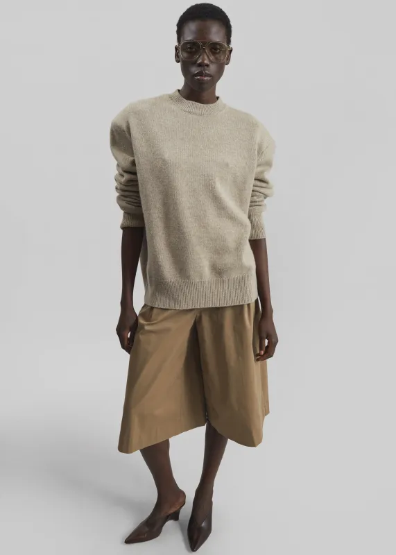 TheLatest Dakota Bermuda Shorts - Cognac made by Frankie Shop