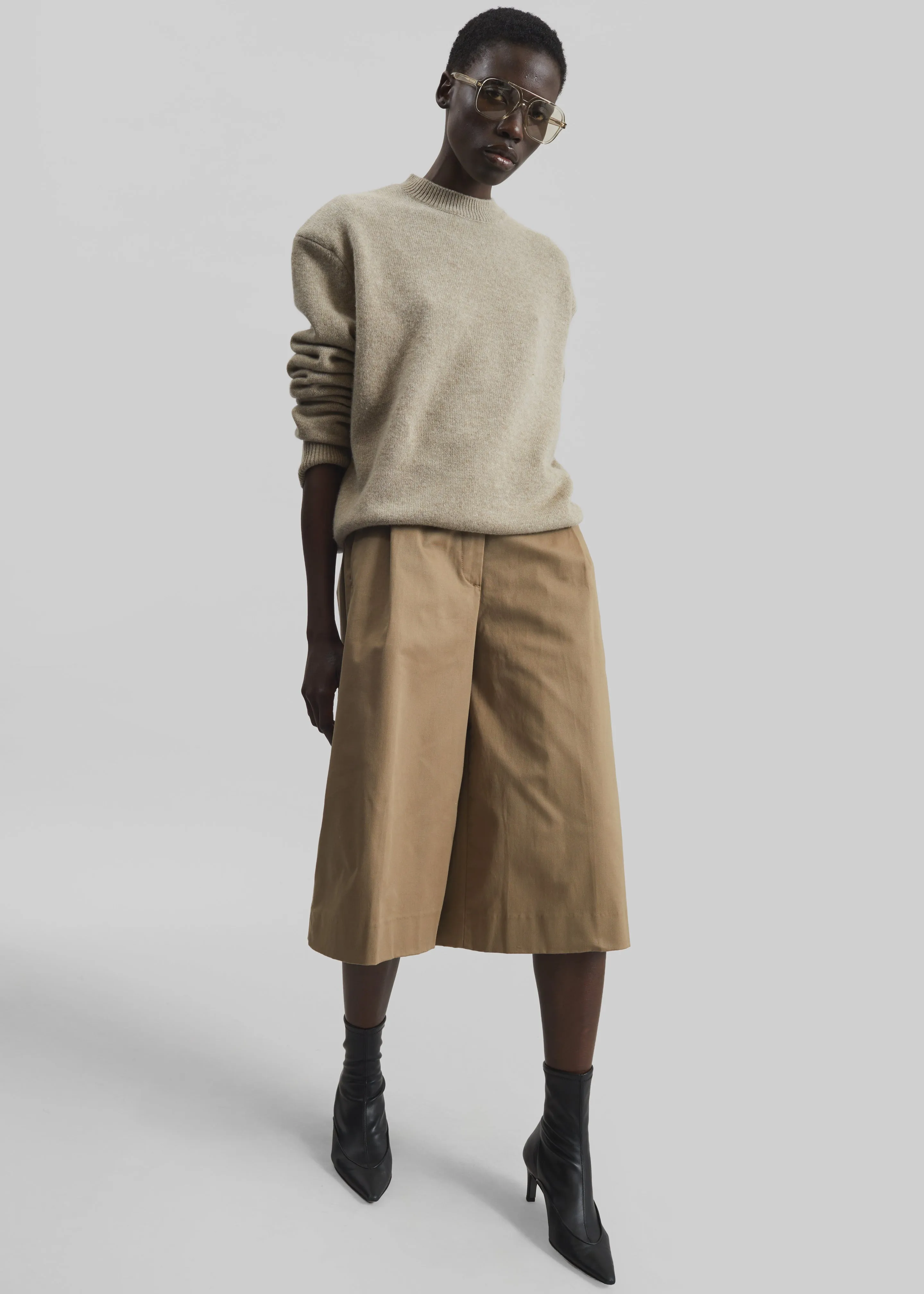 TheLatest Dakota Bermuda Shorts - Cognac sold by Frankie Shop product image thumbnail 4