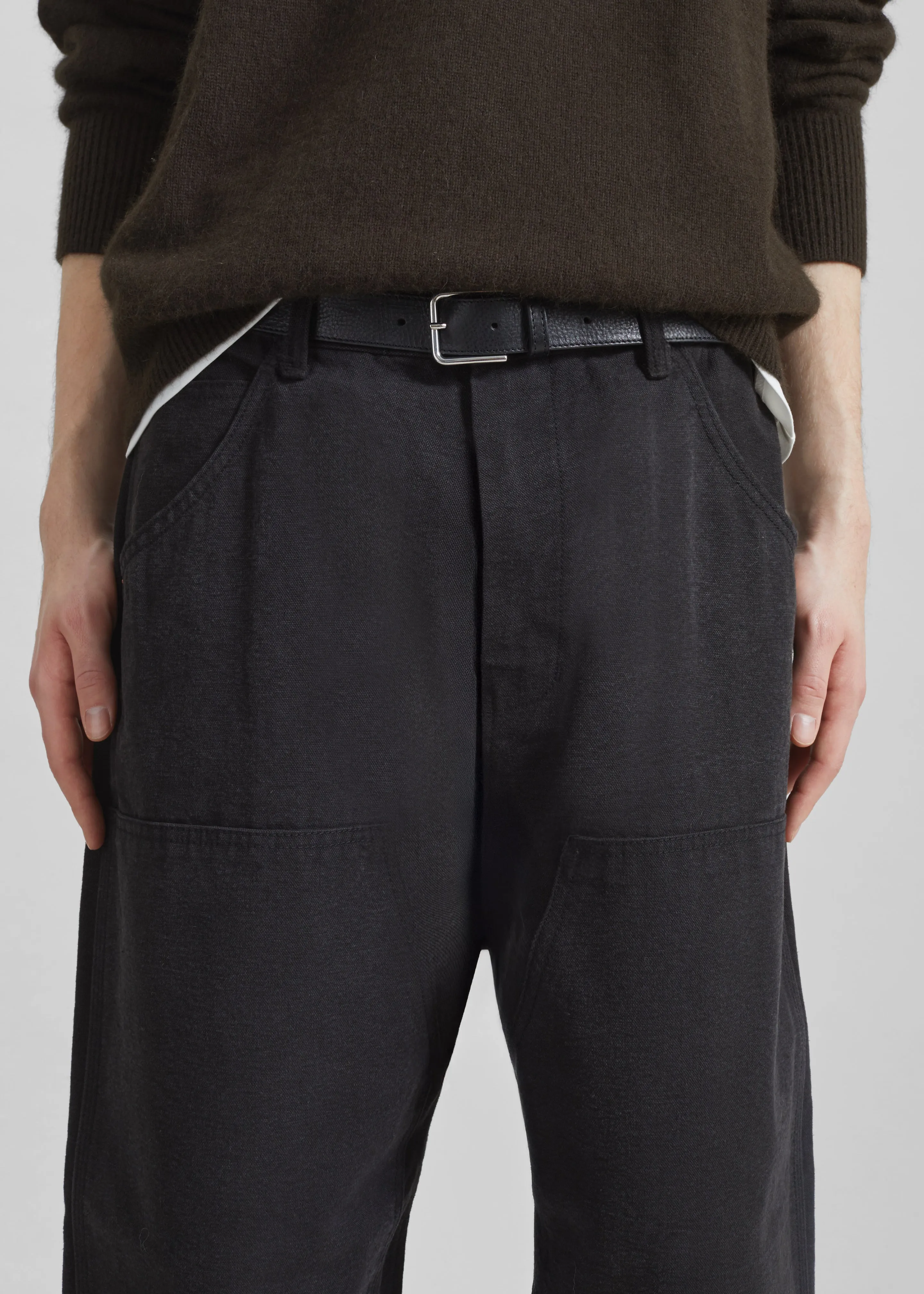 Sahil Wide Jeans - Black sold by Frankie Shop product image thumbnail 3