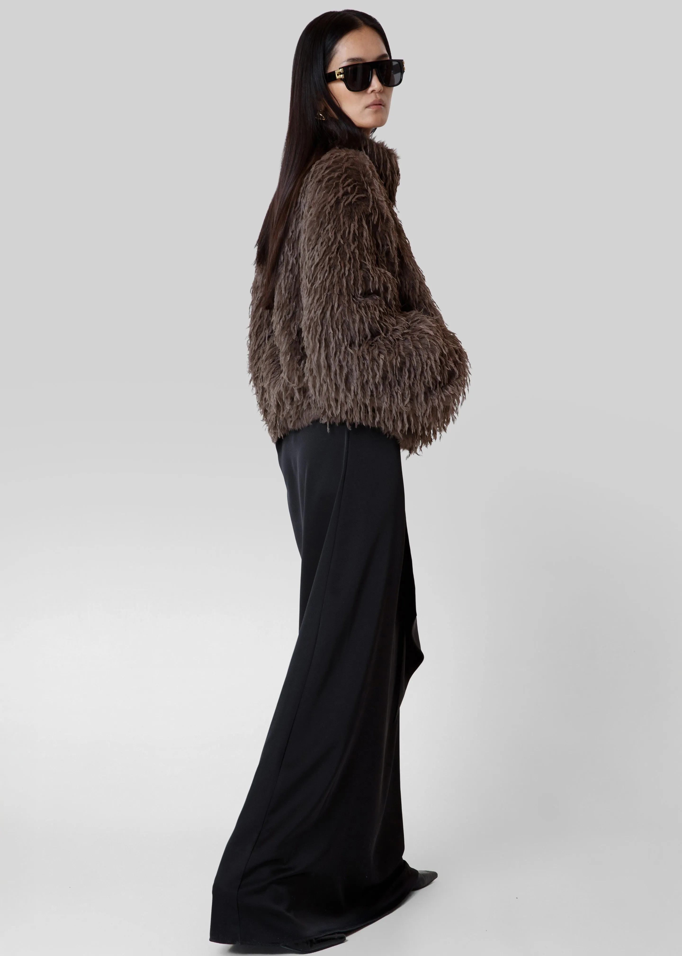 Rivee Faux Fur Pullover - Brown sold by Frankie Shop product image thumbnail 2