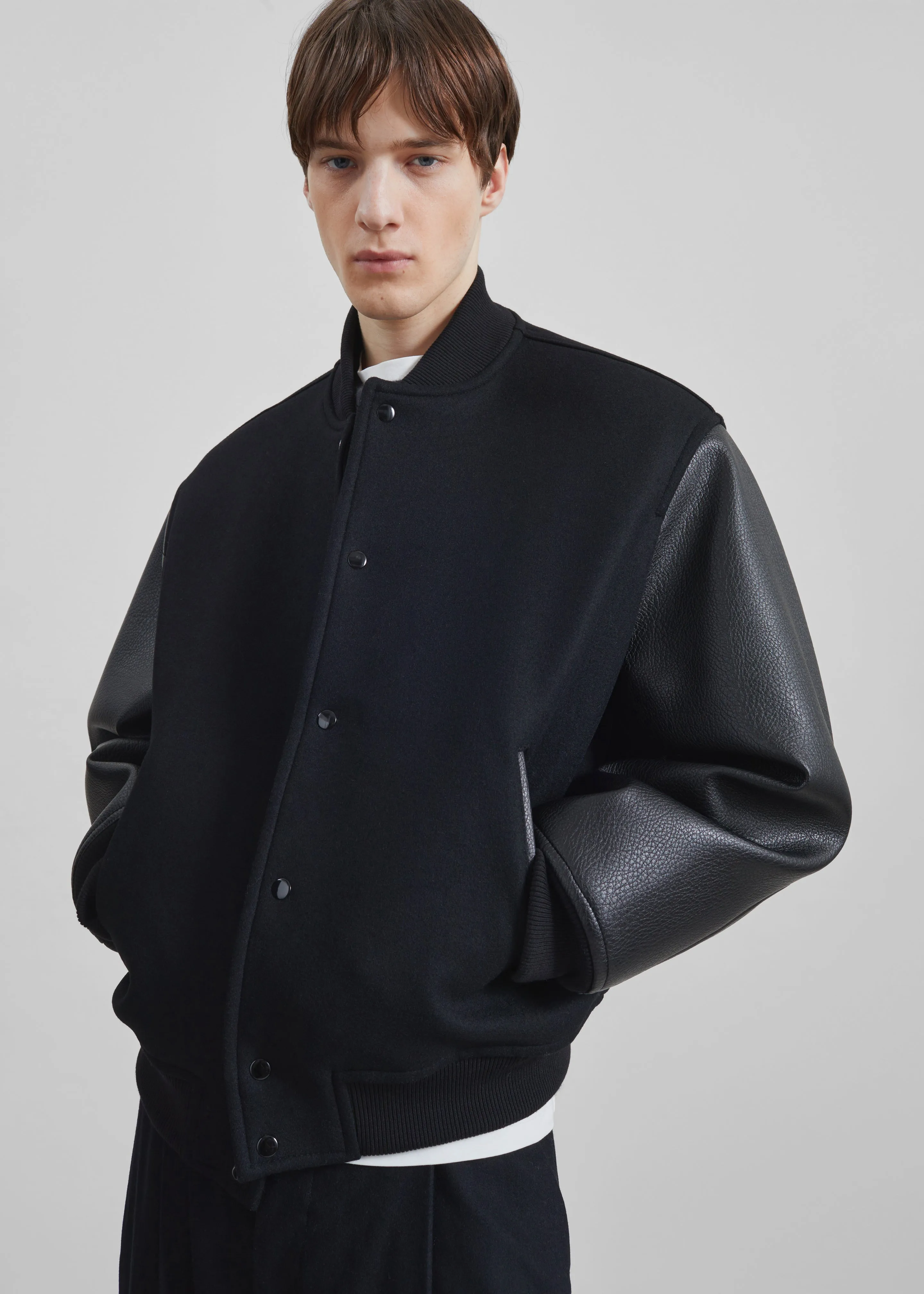 Kerava Oversized Bomber Jacket - Black sold by Frankie Shop product image thumbnail 4