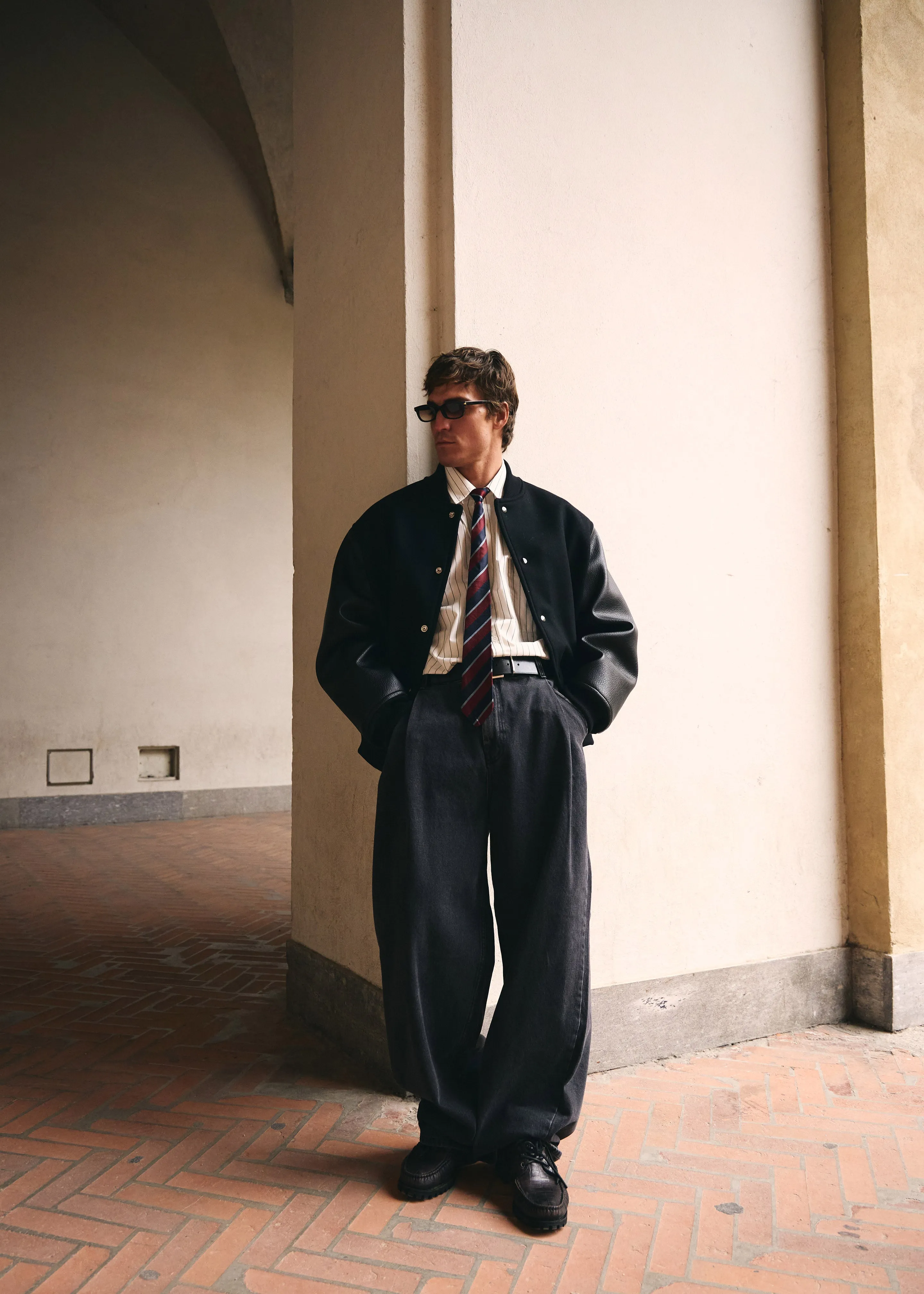 Kerava Oversized Bomber Jacket - Black sold by Frankie Shop product image thumbnail 3