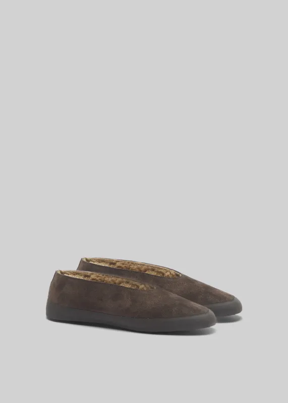 Le Monde Beryl Apres Ski Ballerinas - Brown made by Frankie Shop