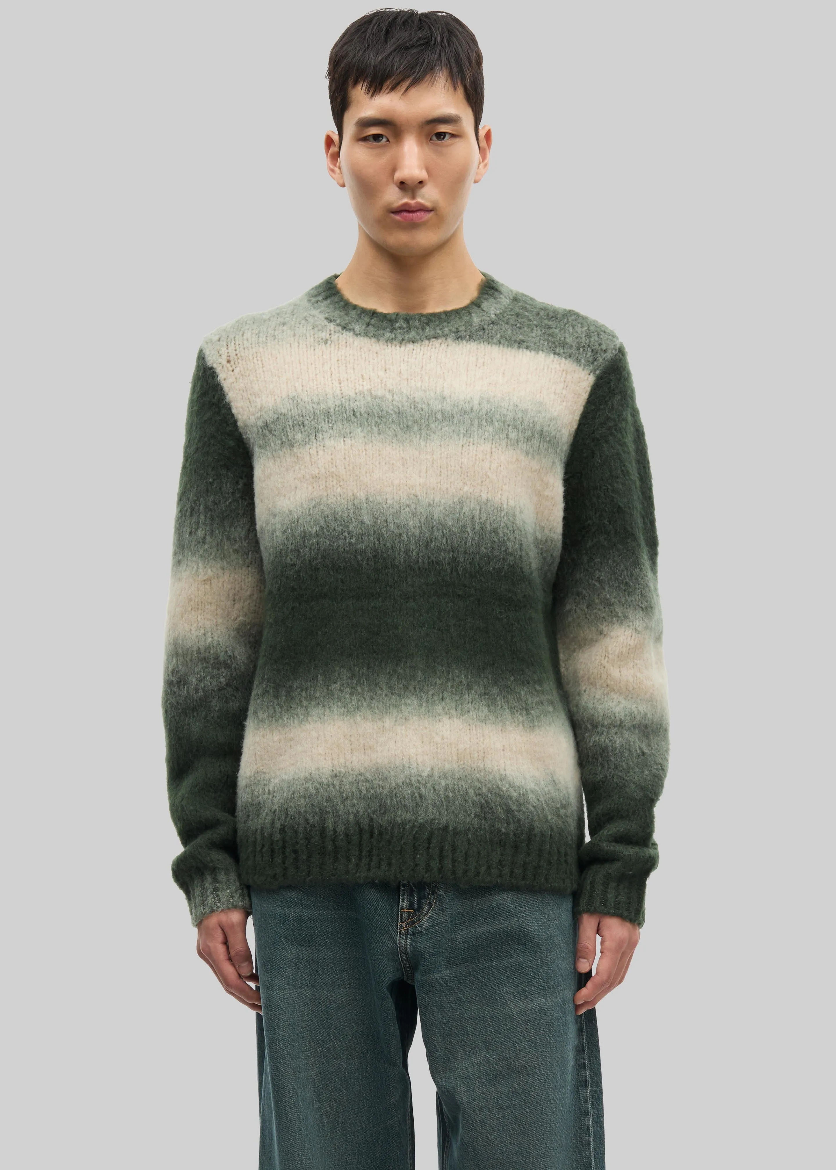 Samsøe Samsøe Safabio Sweater - Ombre Gray Stripes sold by Frankie Shop product image thumbnail 2
