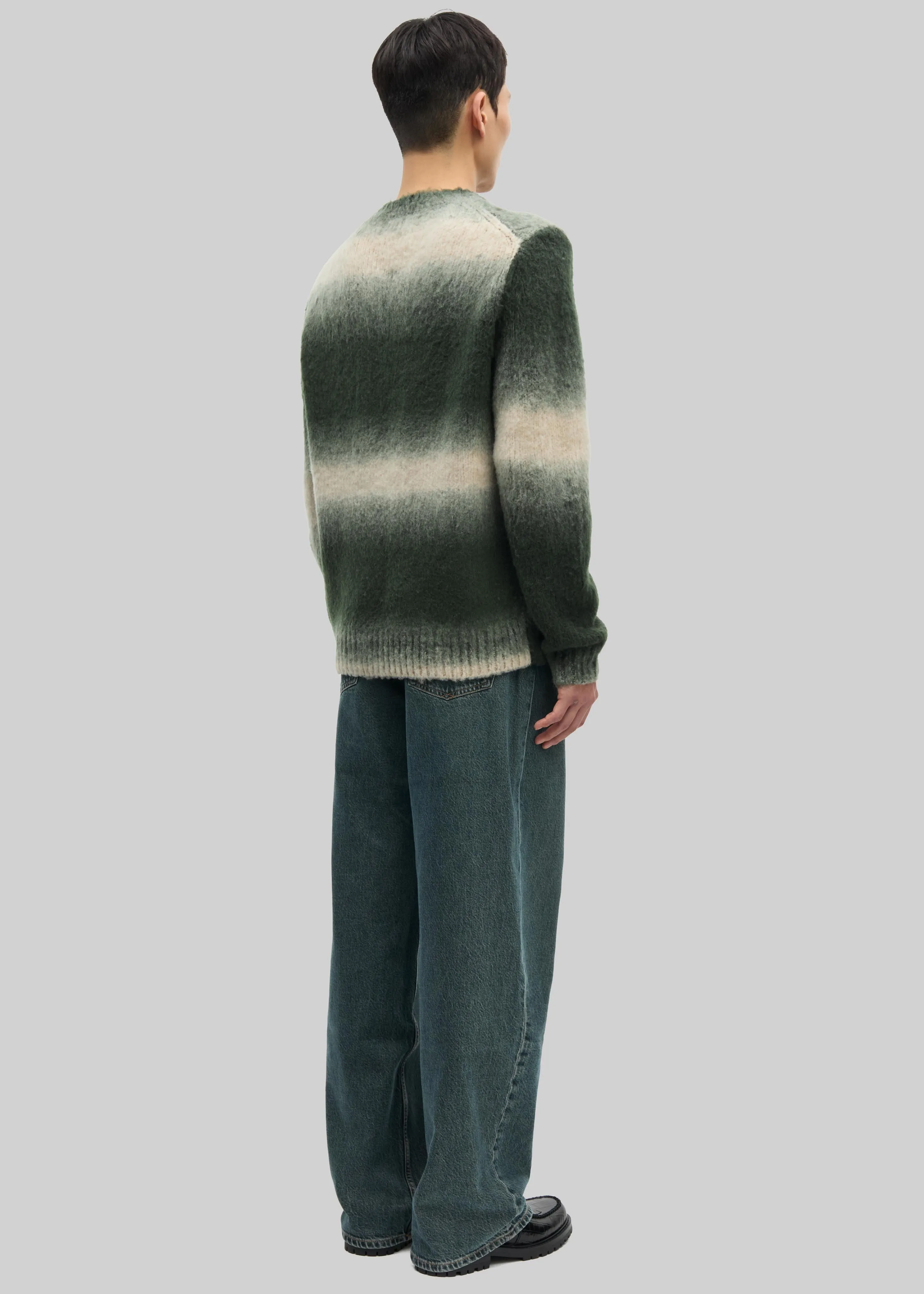 Samsøe Samsøe Safabio Sweater - Ombre Gray Stripes sold by Frankie Shop product image thumbnail 5