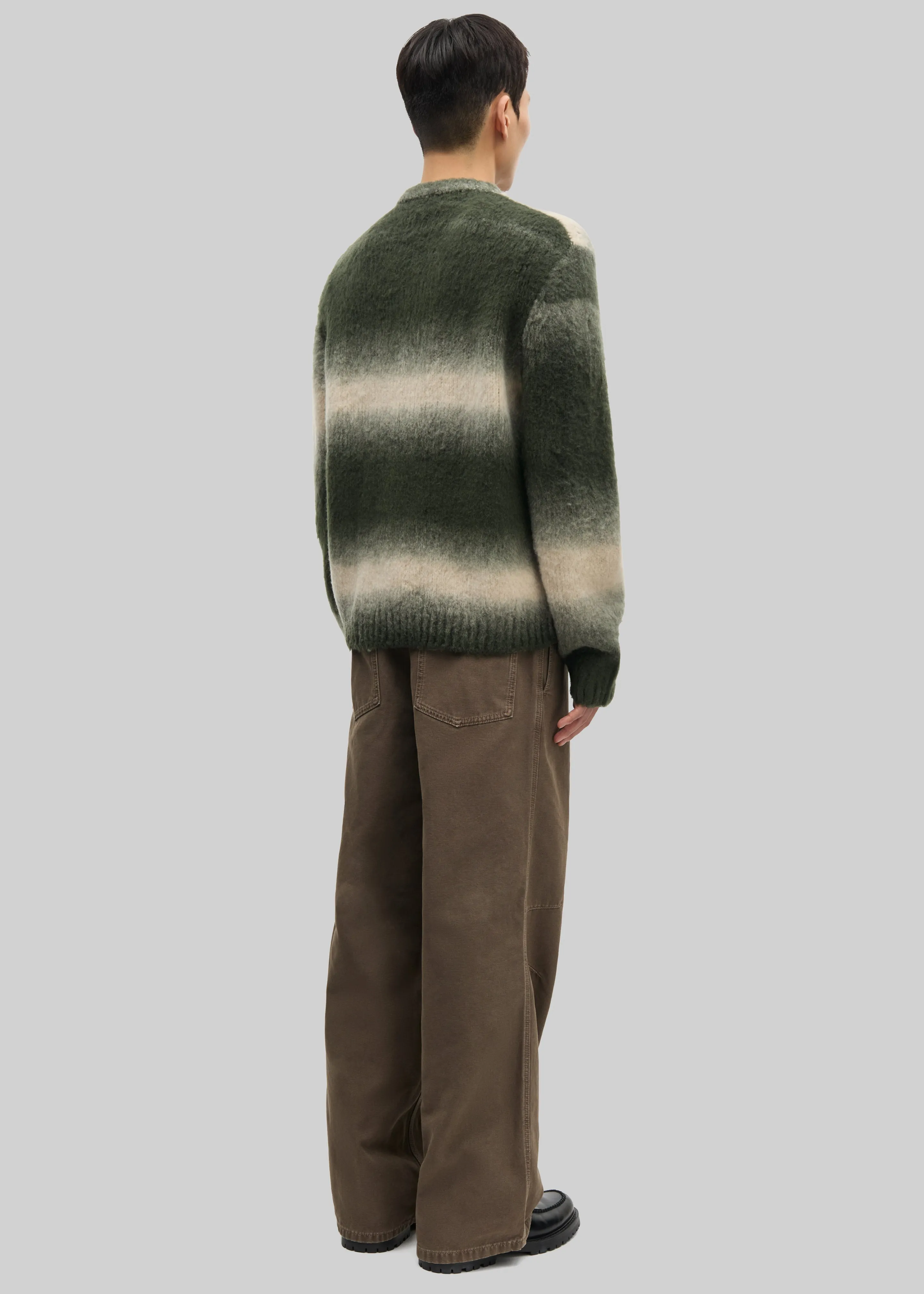 Samsøe Samsøe Safabio Cardigan - Ombre Gray Stripes sold by Frankie Shop product image thumbnail 5