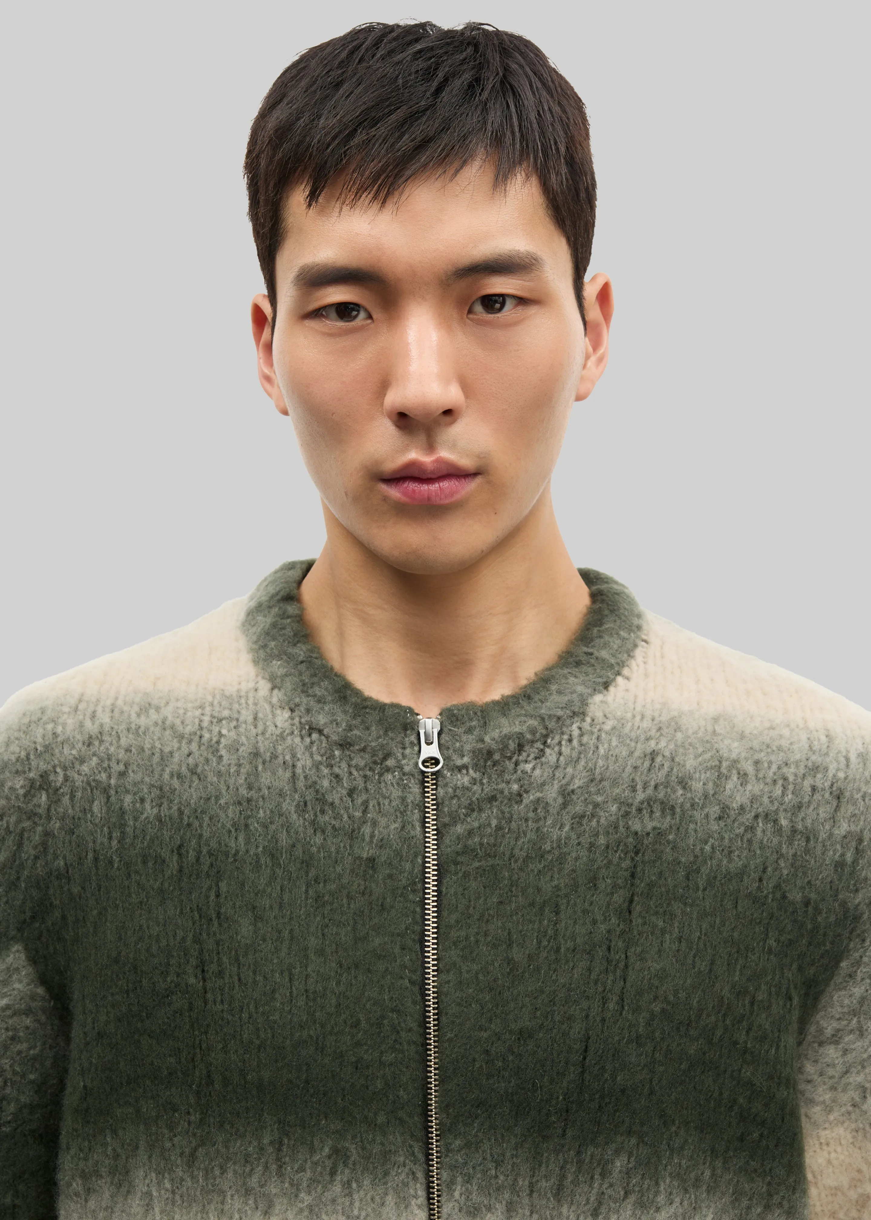 Samsøe Samsøe Safabio Cardigan - Ombre Gray Stripes sold by Frankie Shop product image thumbnail 2