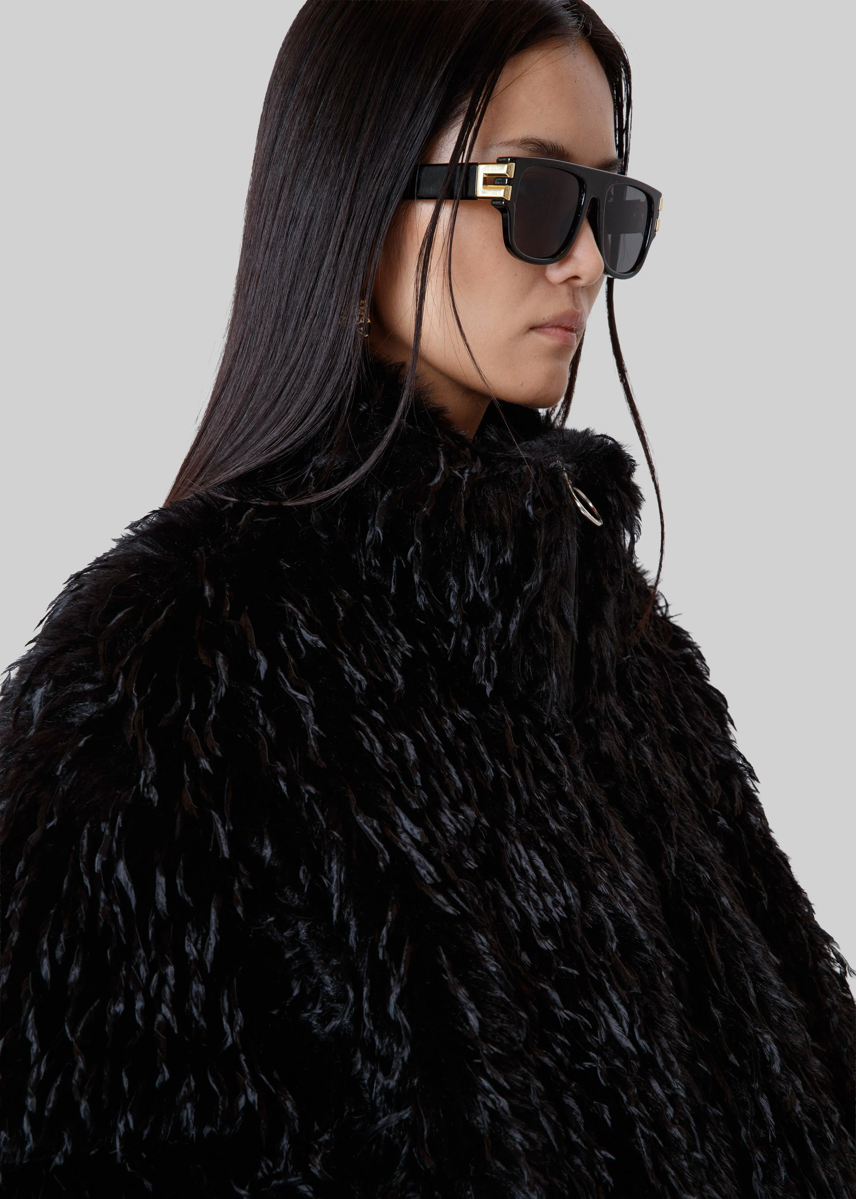 Rivee Faux Fur Pullover - Black sold by Frankie Shop product image thumbnail 3