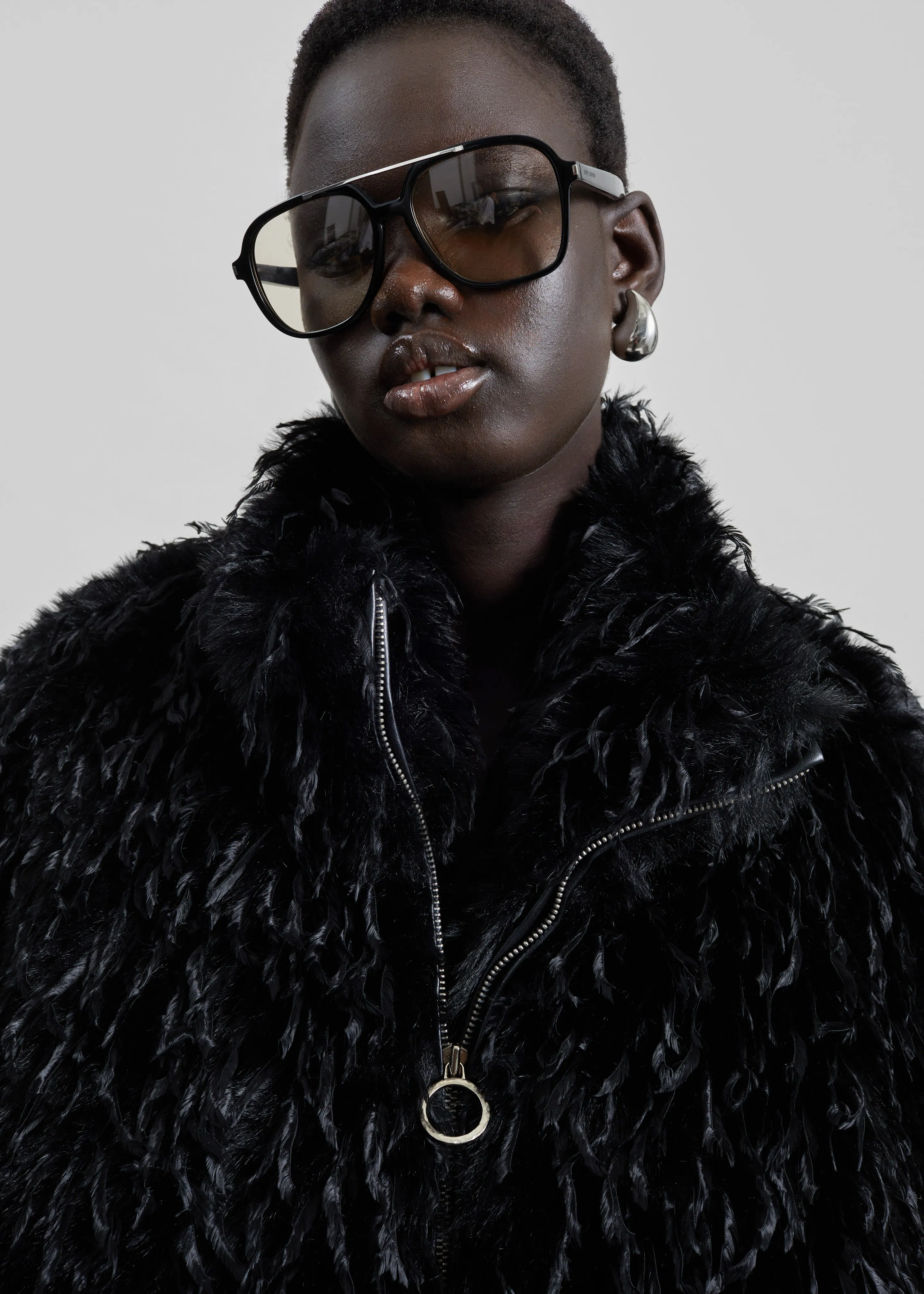 Rivee Faux Fur Pullover - Black sold by Frankie Shop product image thumbnail 5