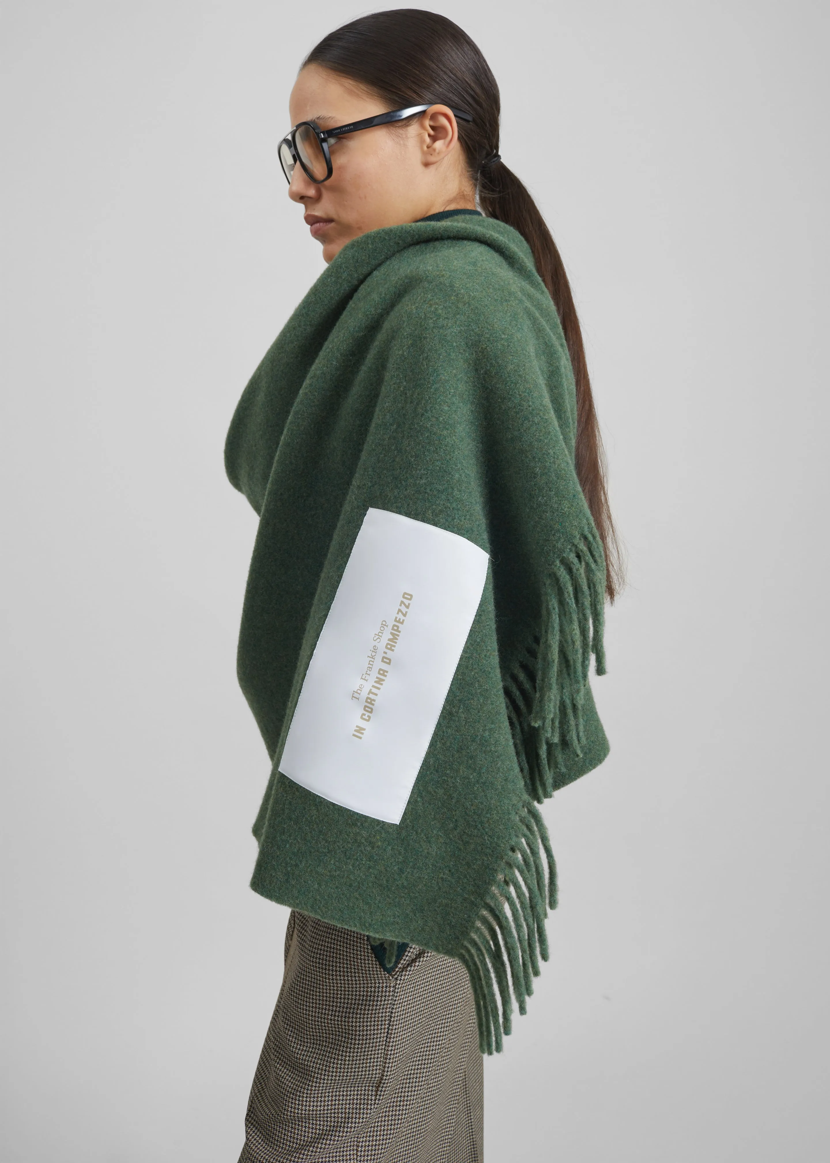Nevea Wool Throw Blanket - Sage sold by Frankie Shop product image thumbnail 3