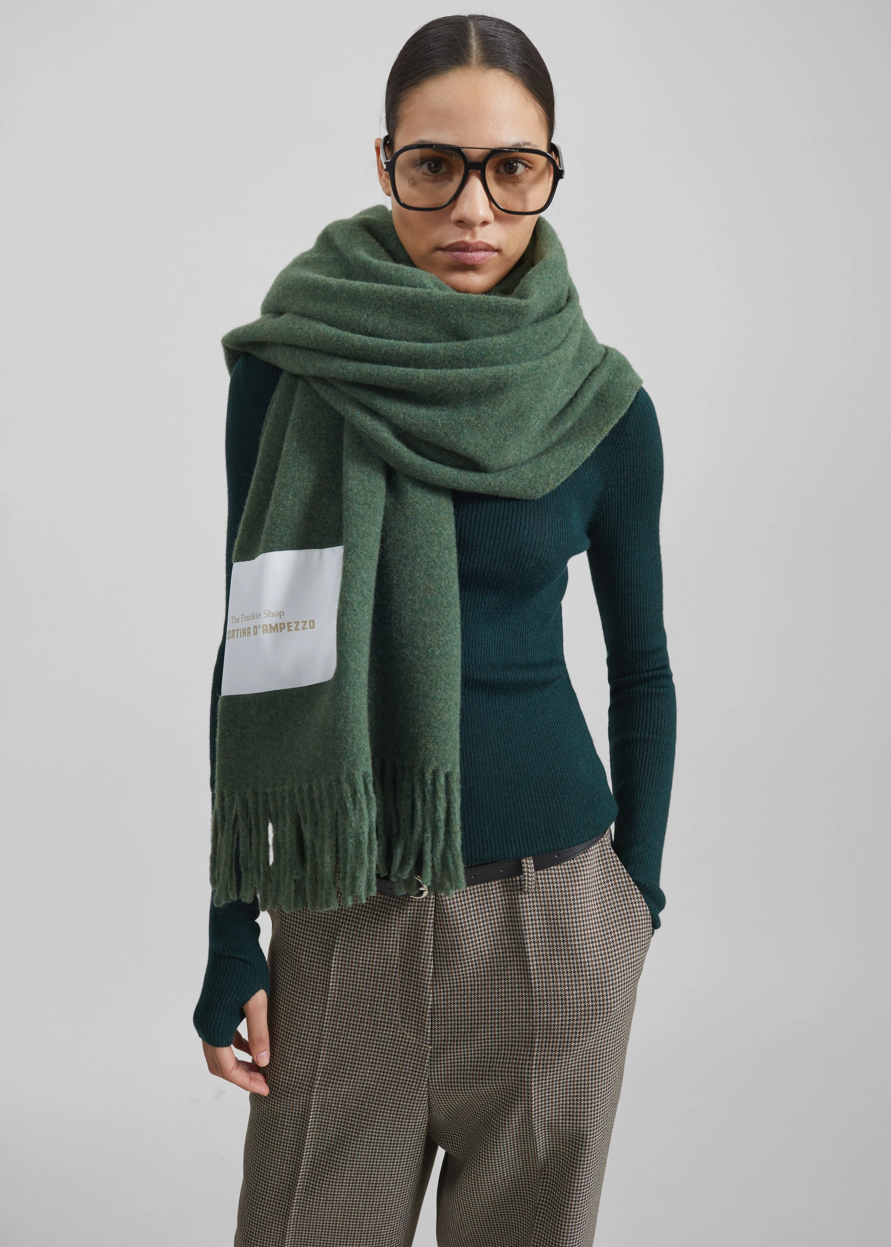 Nevea Wool Throw Blanket - Sage sold by Frankie Shop product image thumbnail 4