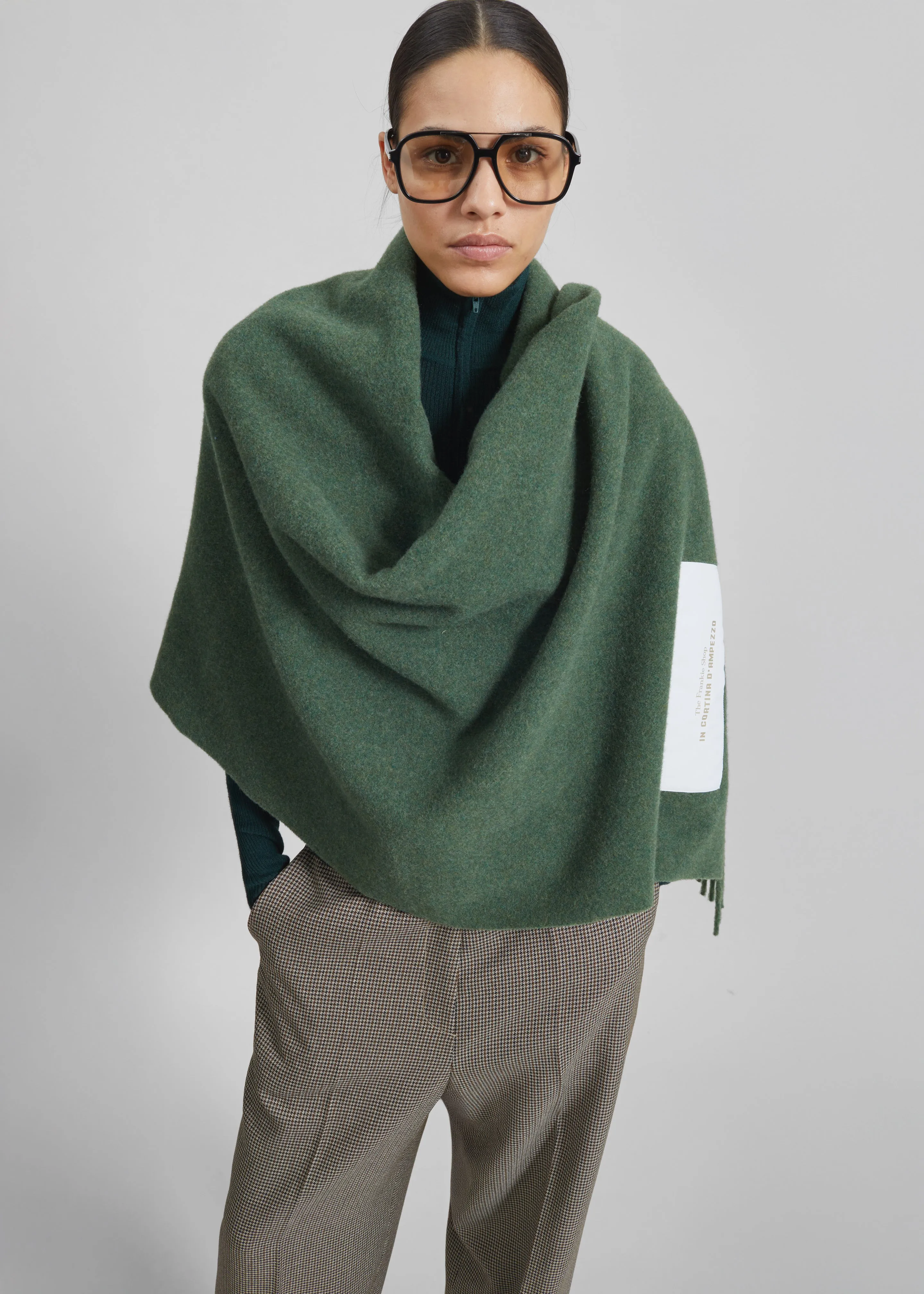 Nevea Wool Throw Blanket - Sage sold by Frankie Shop