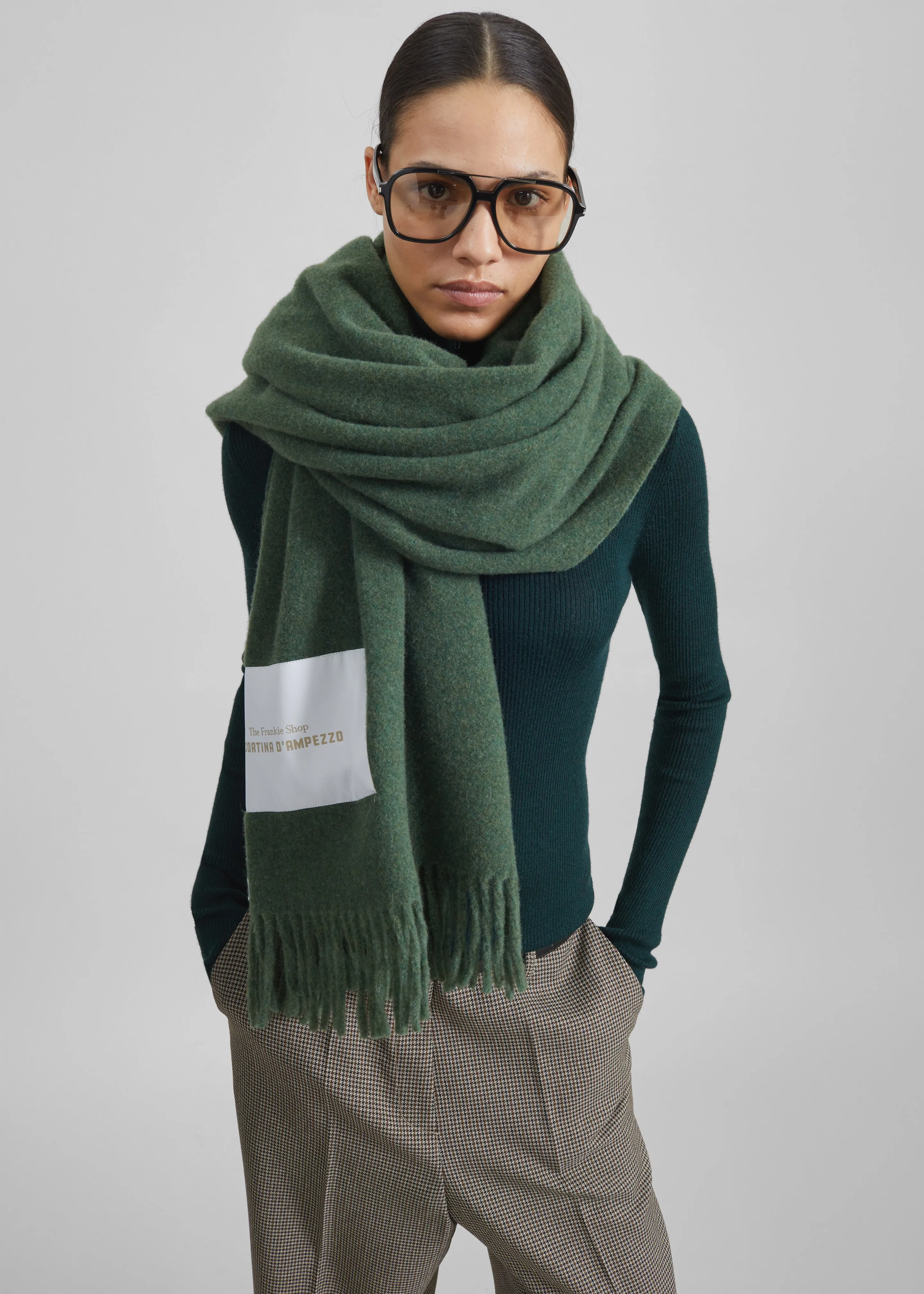 Nevea Wool Throw Blanket - Sage sold by Frankie Shop product image thumbnail 5